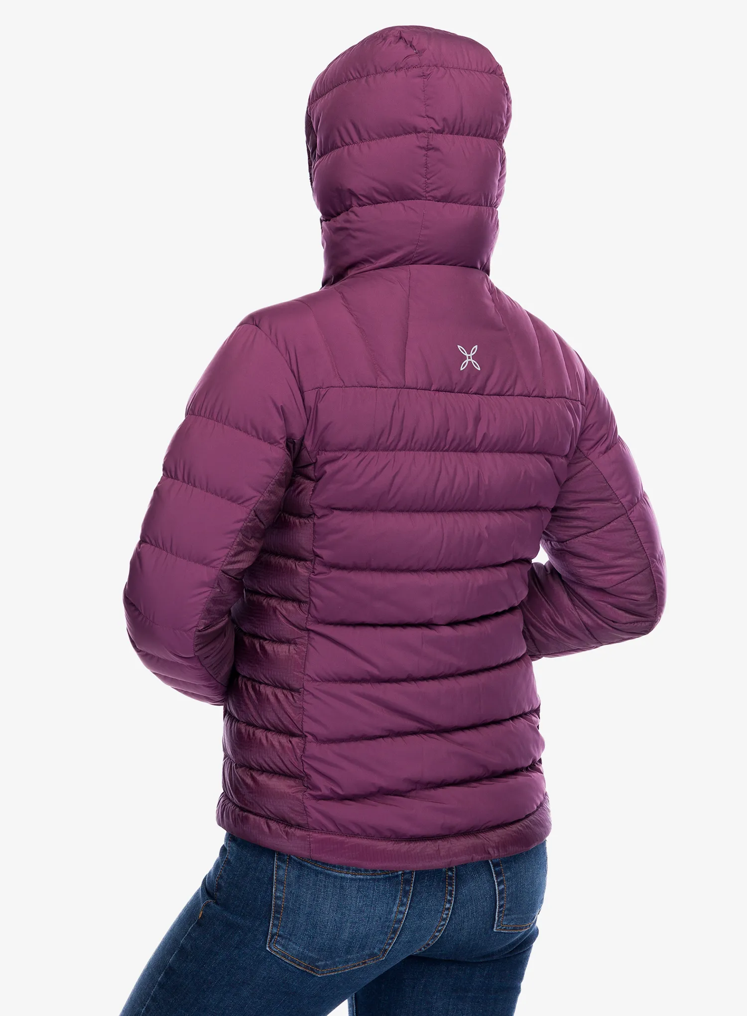 Ženska puhovka Montura Renon Hooded Duvet - wine red/baton rouge