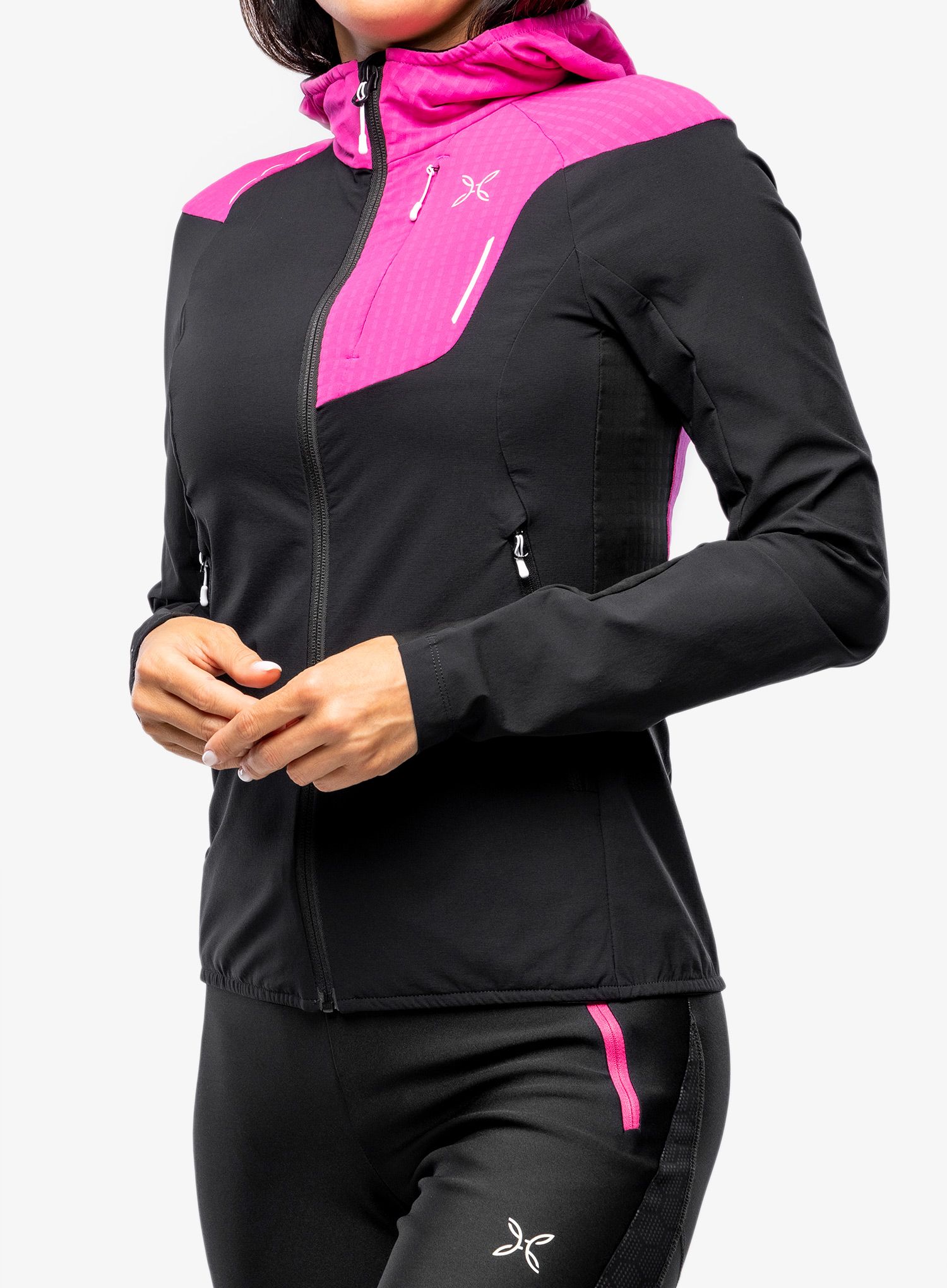 Ženska jakna za turno smučanje Montura Ski Style 2 Jacket - black/intense violet