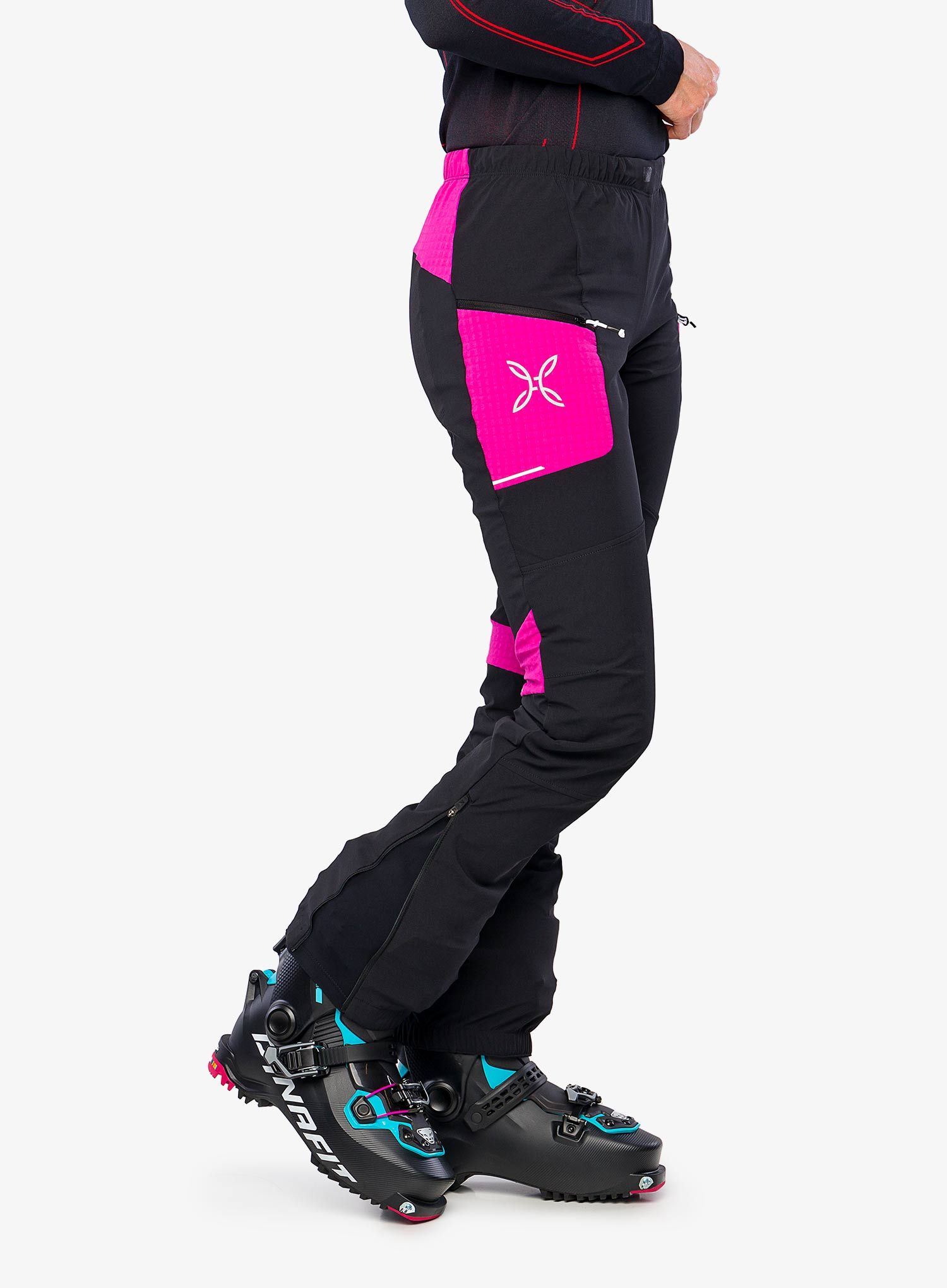 Ženske hlače za turno smučanje Montura Ski Style Pants - black/intense violet