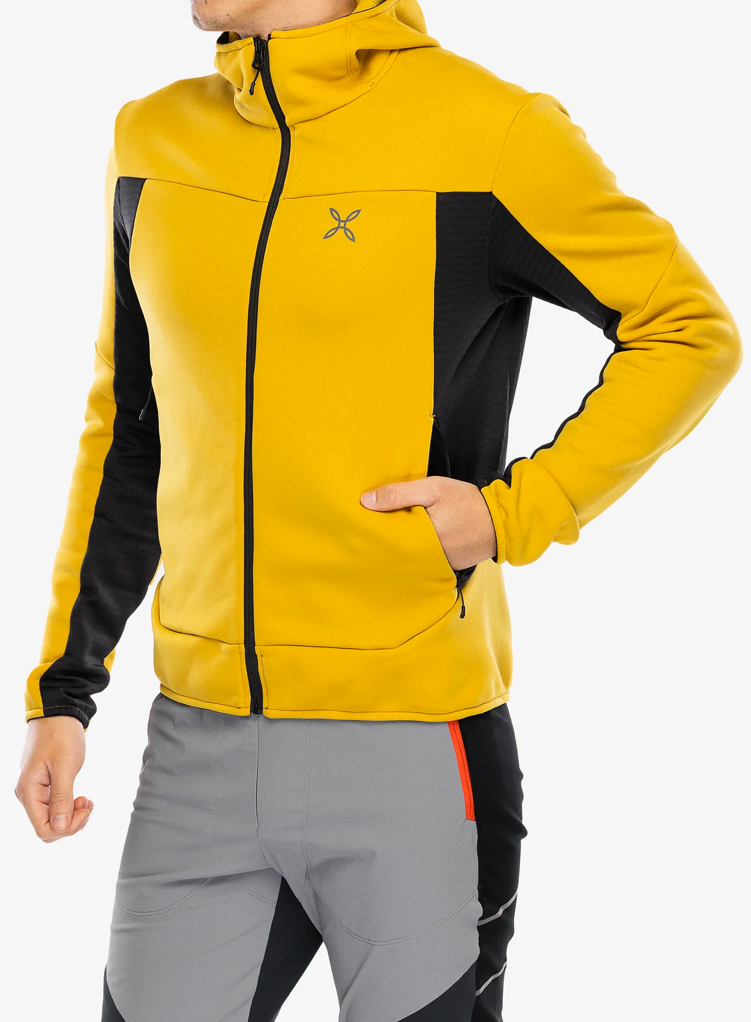 Jopica na zadrgo Montura Sky Plus 2 Maglia - mustard