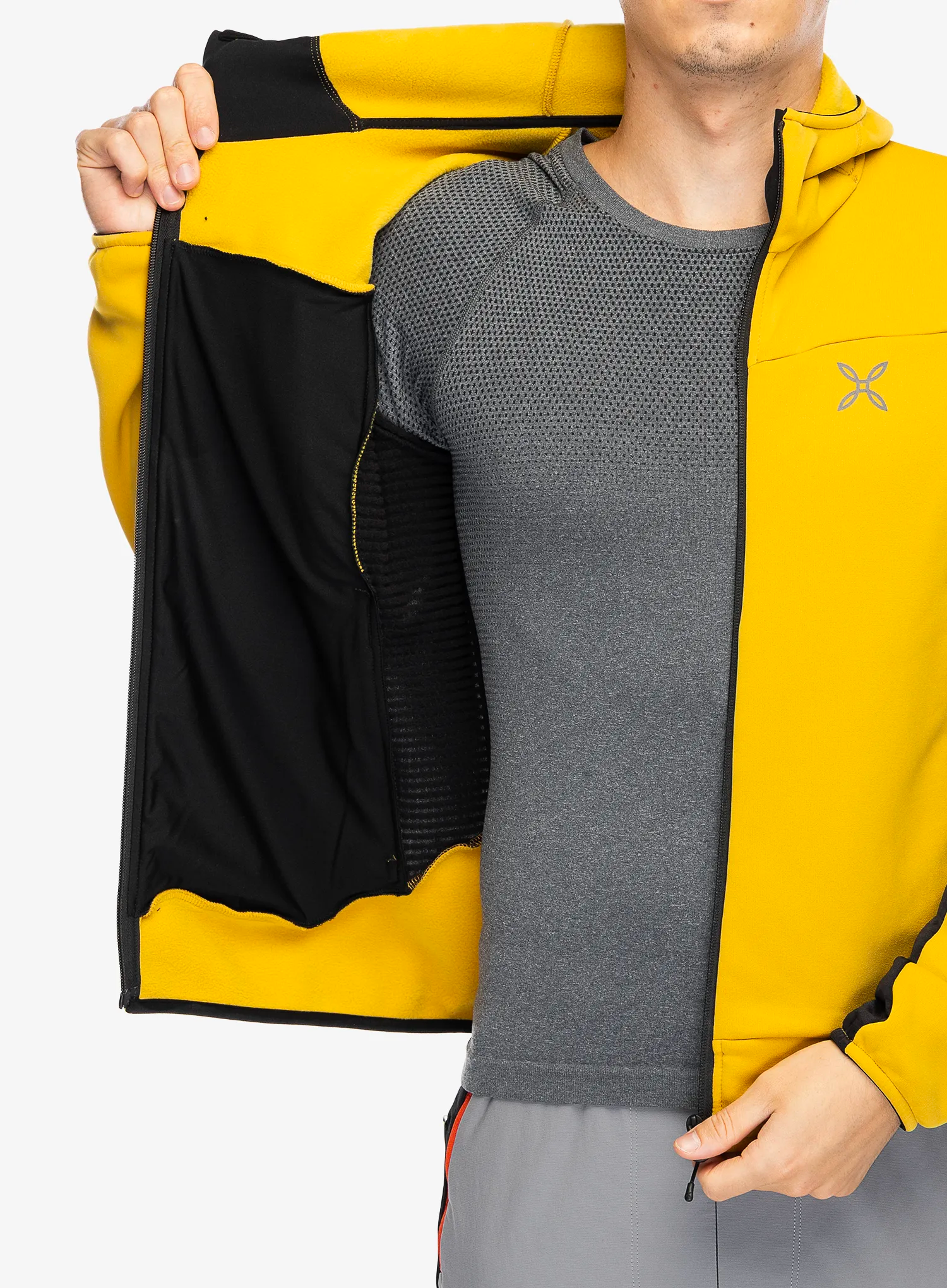 Jopica na zadrgo Montura Sky Plus 2 Maglia - mustard