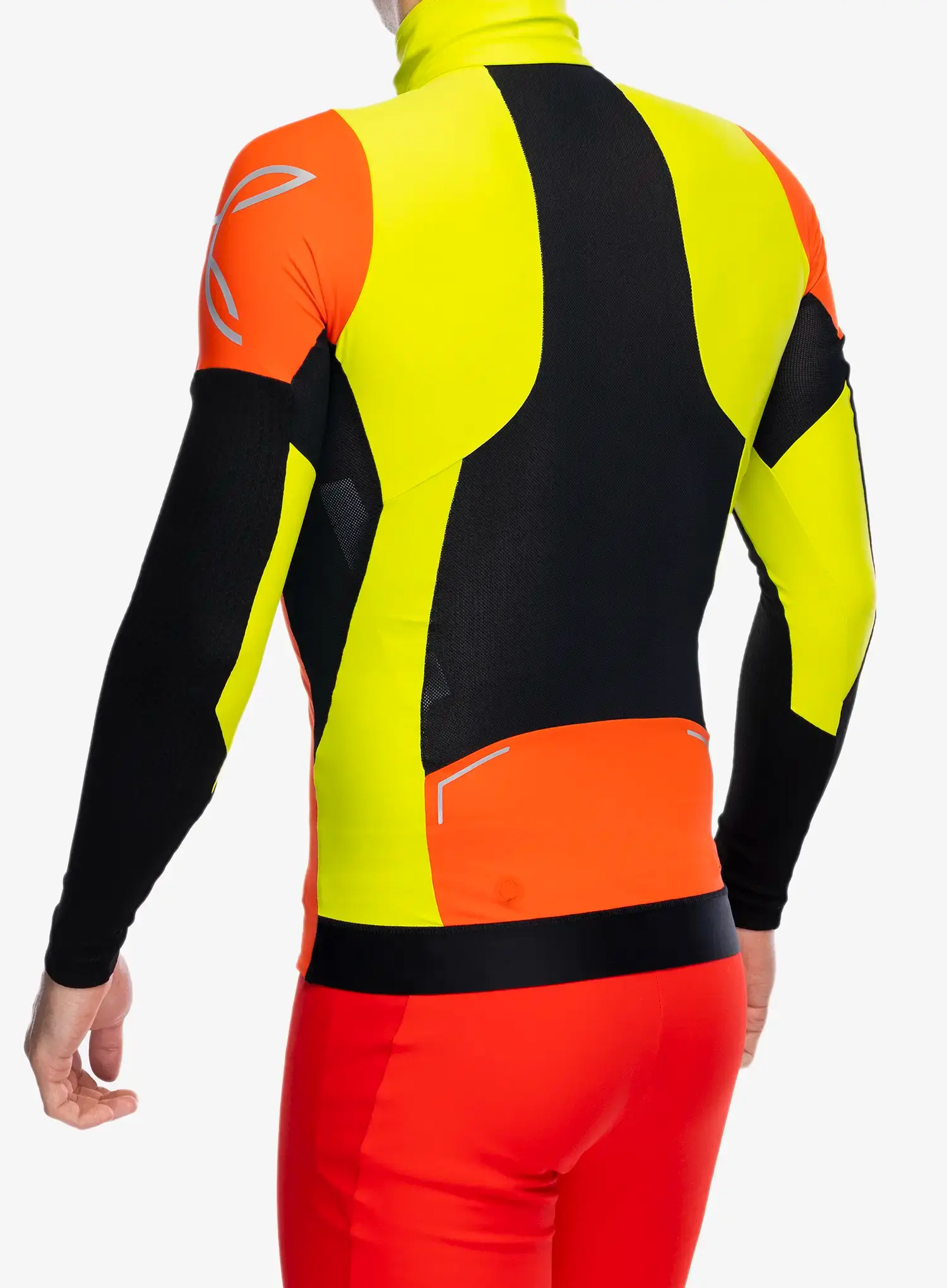 Puloverji brez kapuce Montura Slick 2 Maglia - orange/lime green