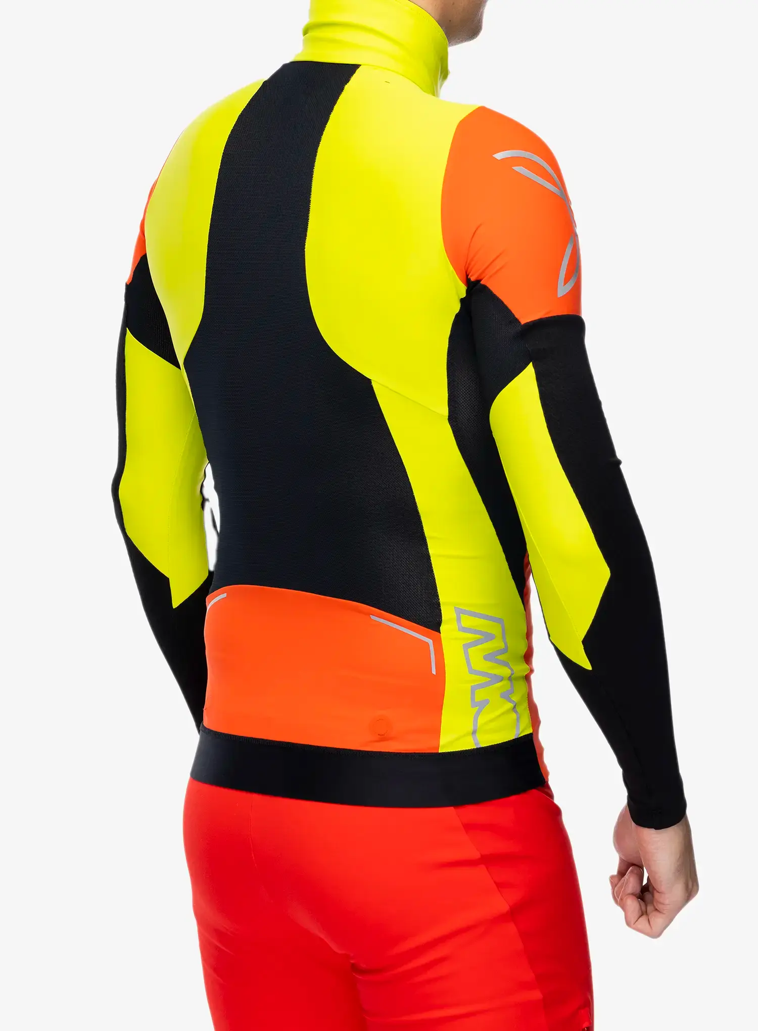 Puloverji brez kapuce Montura Slick 2 Maglia - orange/lime green