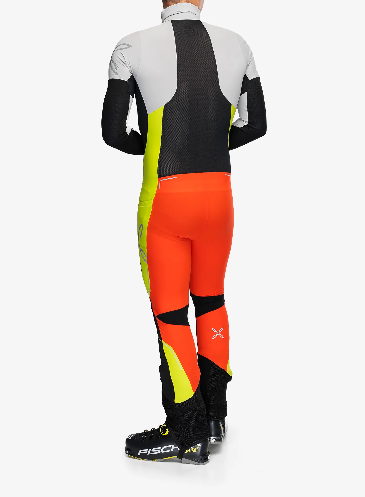 Kombinezon Montura Slick 2 Overall - orange/lime green