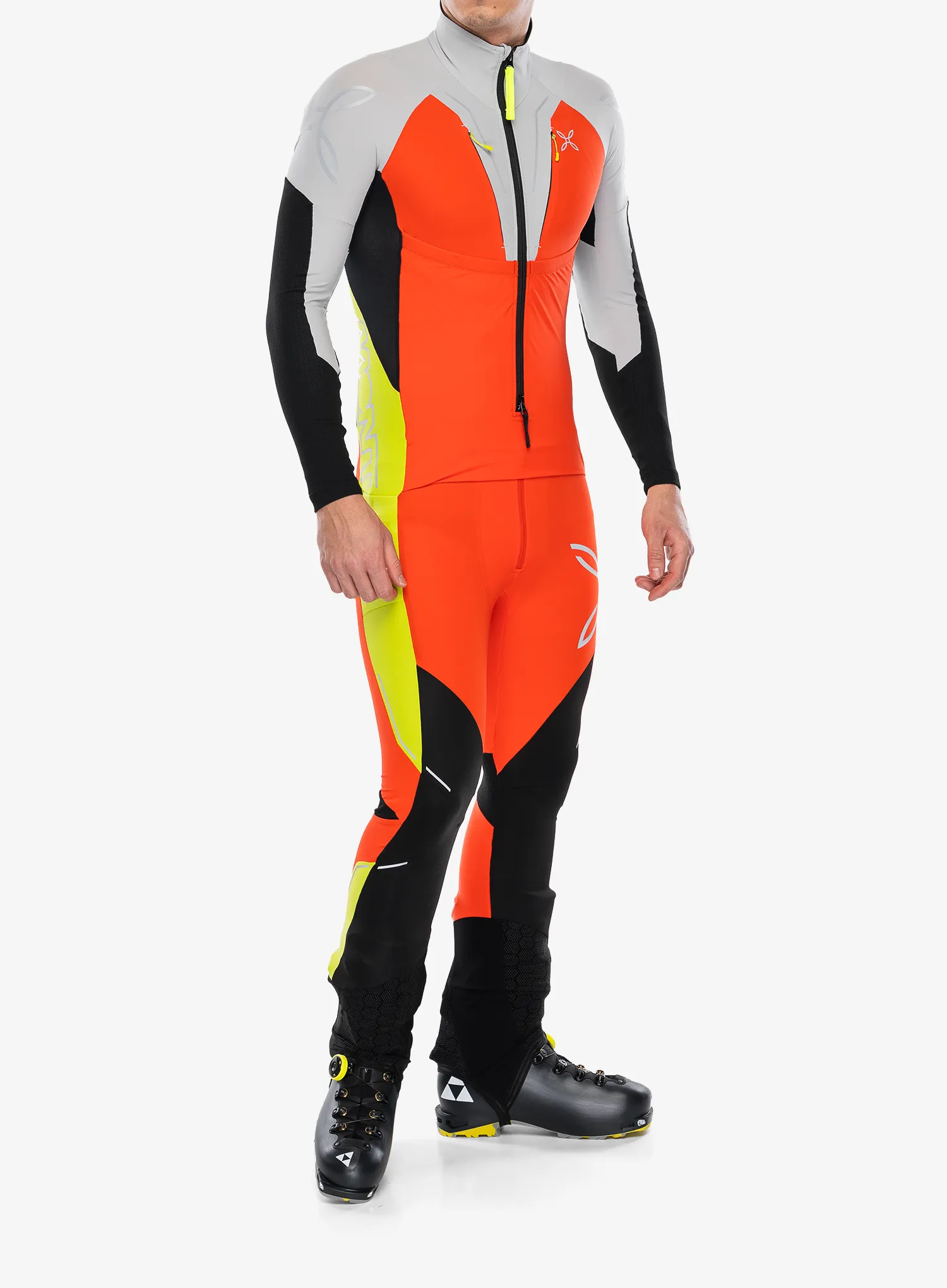 Kombinezon Montura Slick 2 Overall - orange/lime green