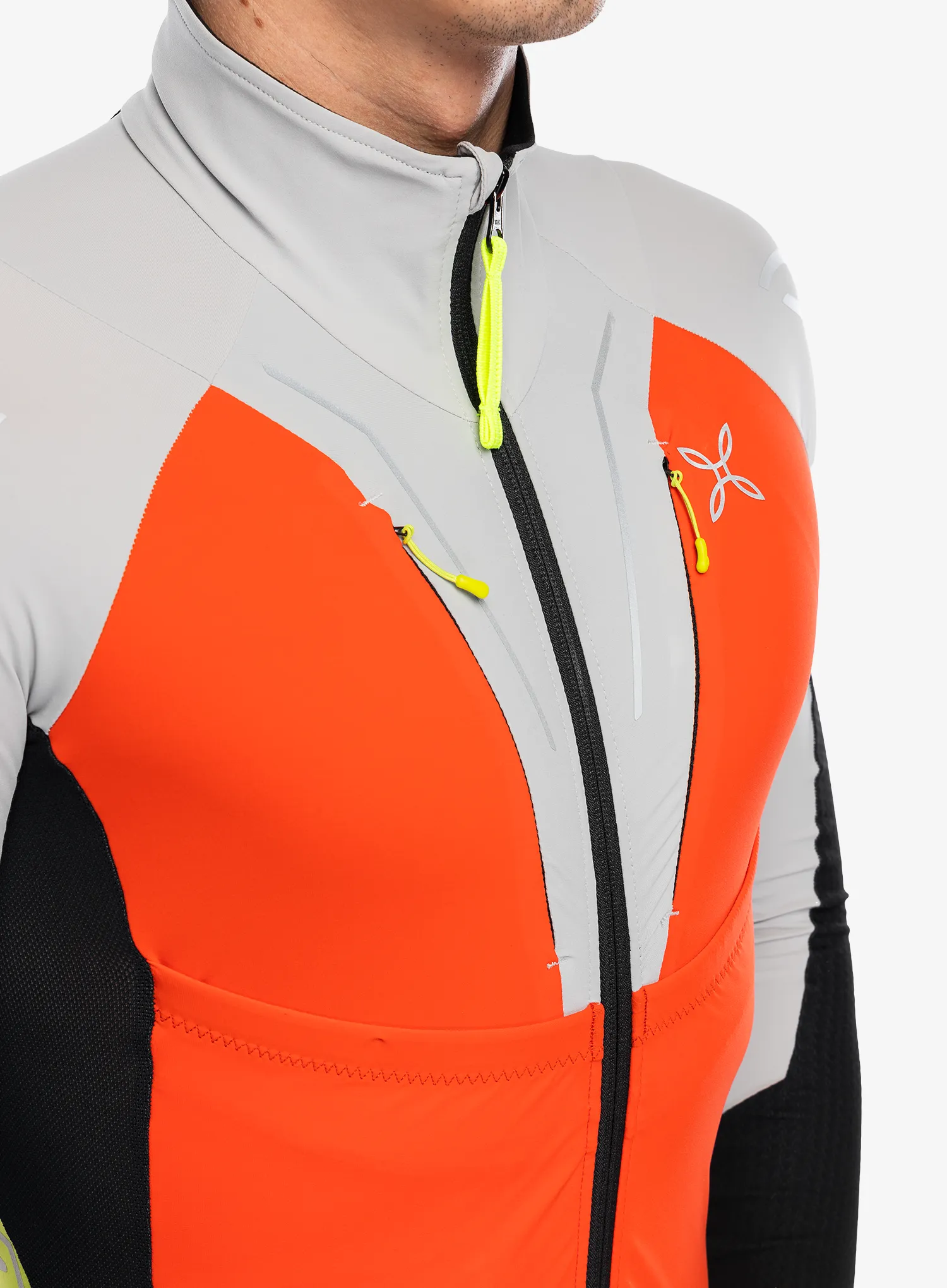 Kombinezon Montura Slick 2 Overall - orange/lime green