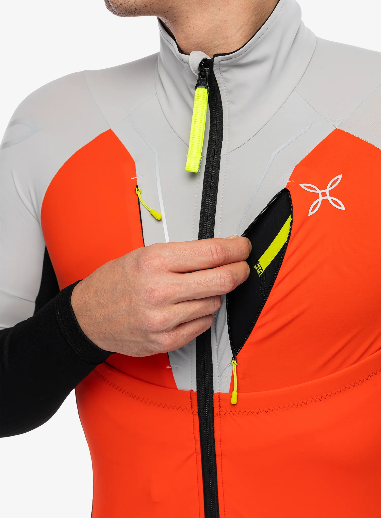 Kombinezon Montura Slick 2 Overall - orange/lime green