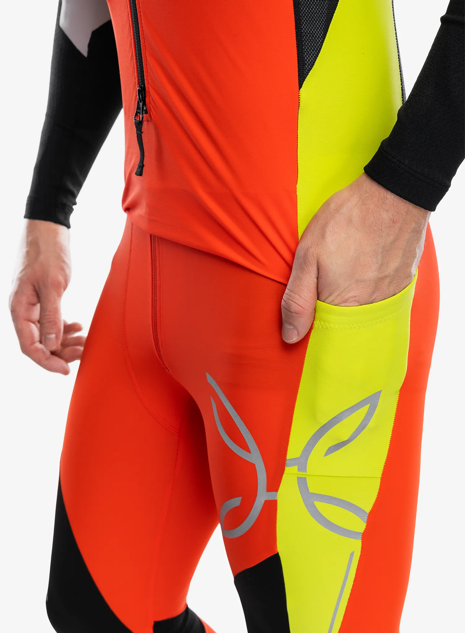 Kombinezon Montura Slick 2 Overall - orange/lime green