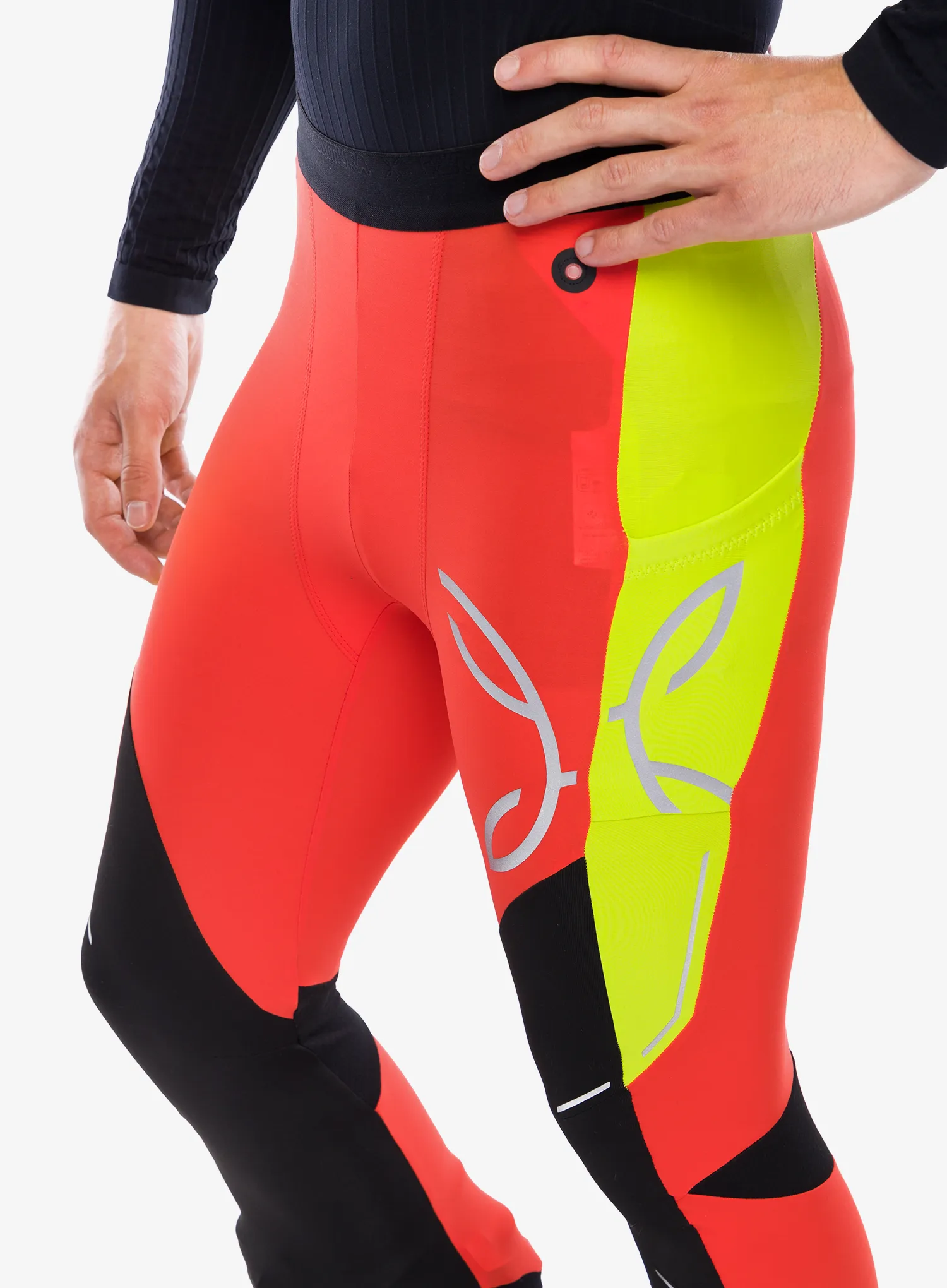 Gamaše Montura Slick 2 Pants - orange/lime green