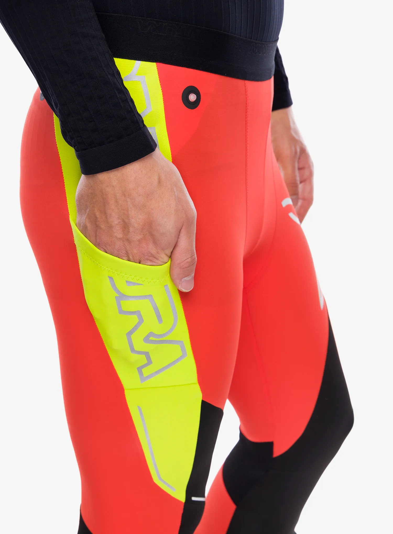 Gamaše Montura Slick 2 Pants - orange/lime green