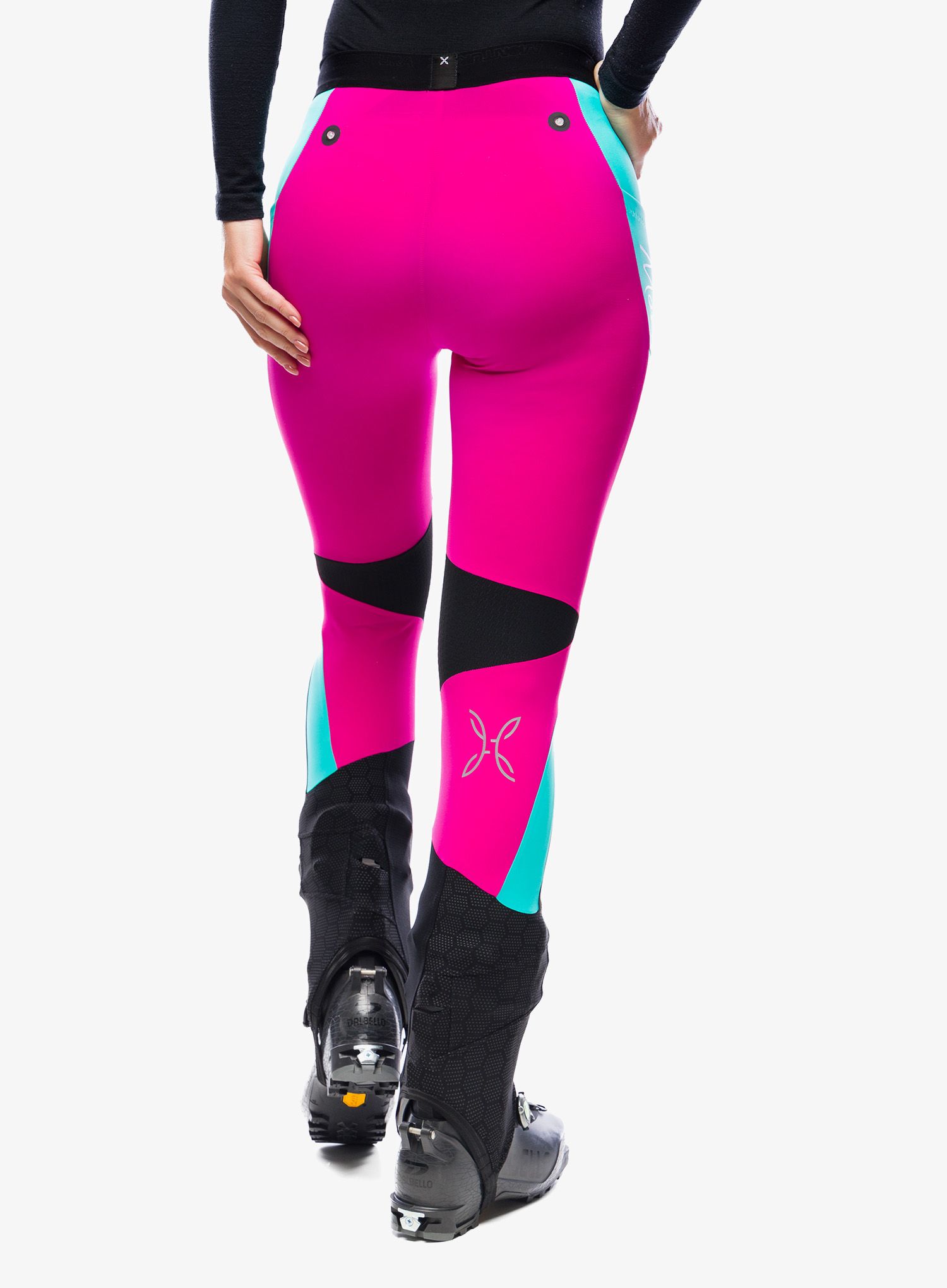Ženske turno smučarske hlače Montura Slick Pants - intense violet/light blue