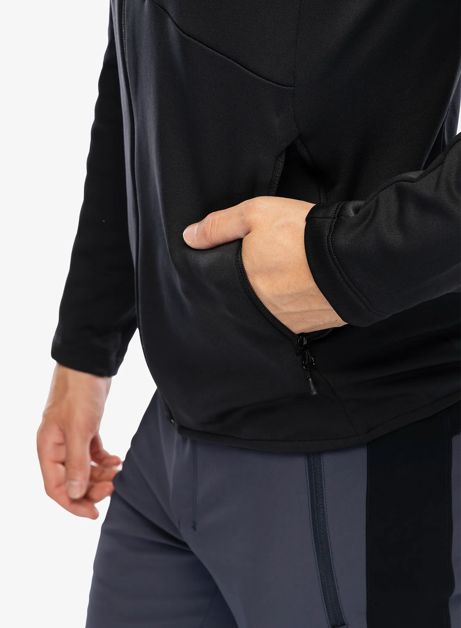 Jopica na zadrgo Montura Smooth Maglia - black