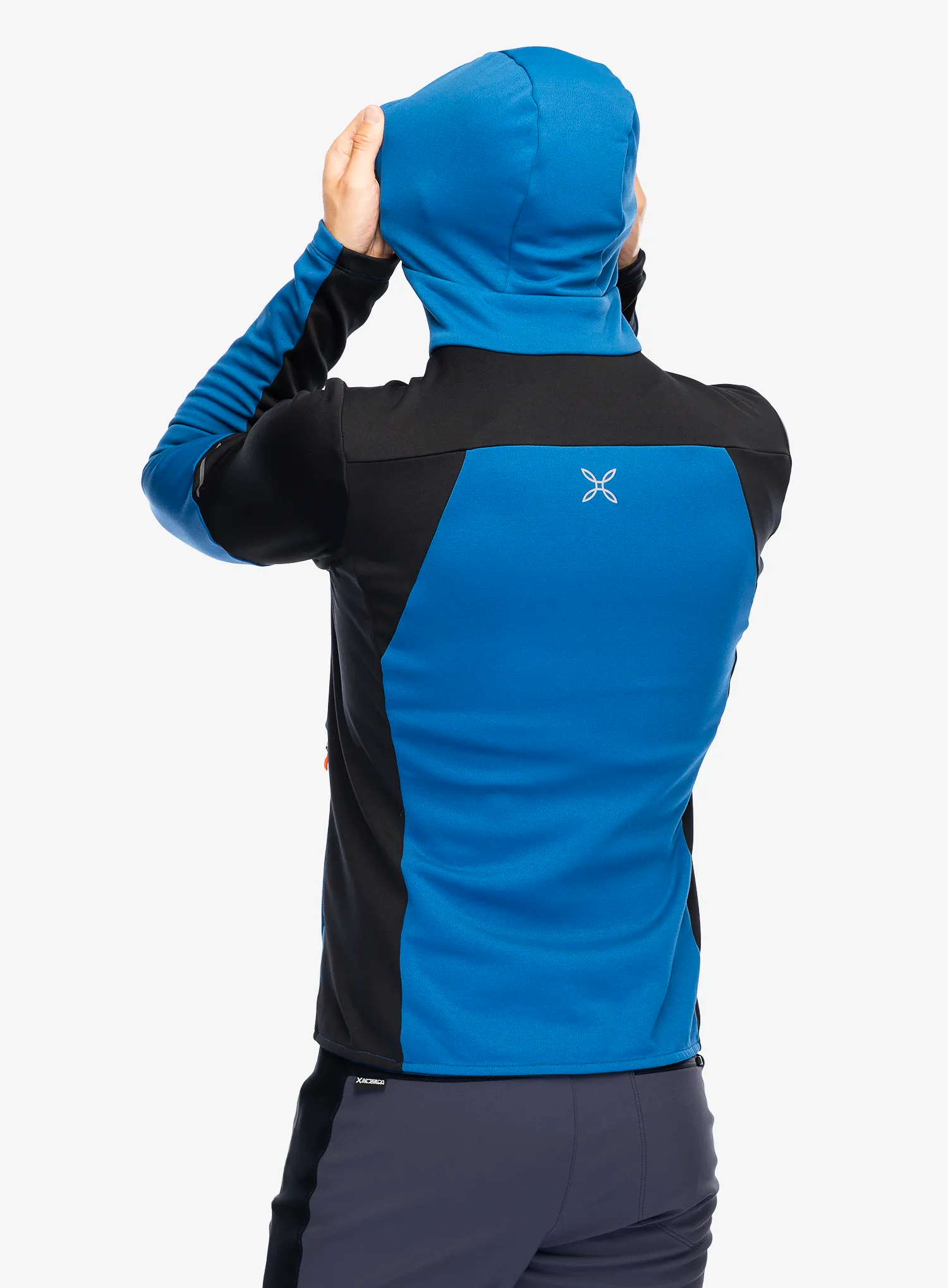 Jopica na zadrgo Montura Smooth Maglia - deep blue/orange