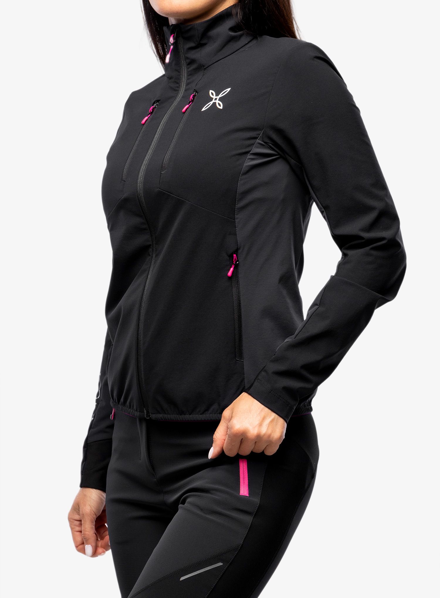 Ženska softshell jakna Montura Speed Style Jacket - black/intense violet