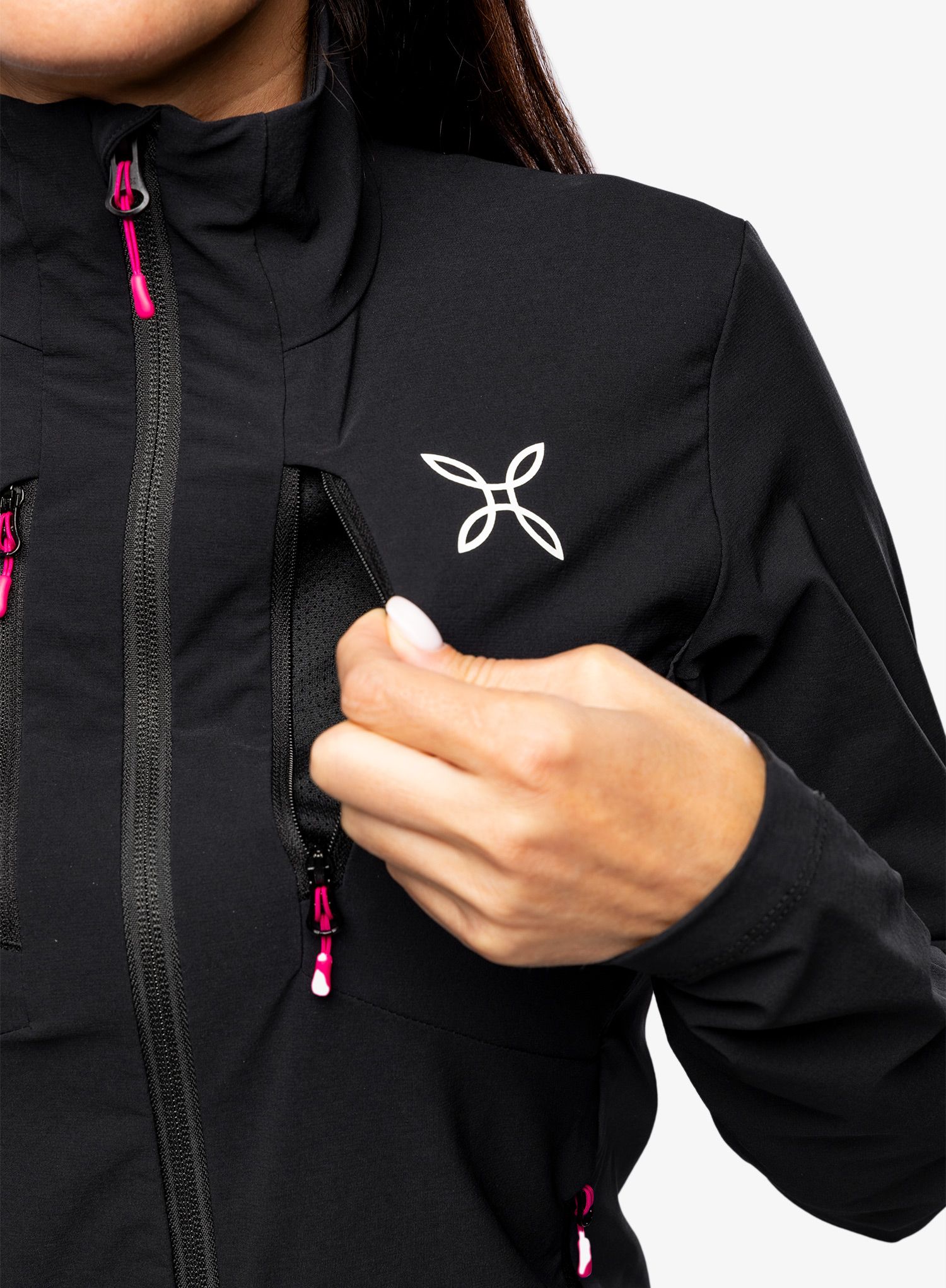 Ženska softshell jakna Montura Speed Style Jacket - black/intense violet