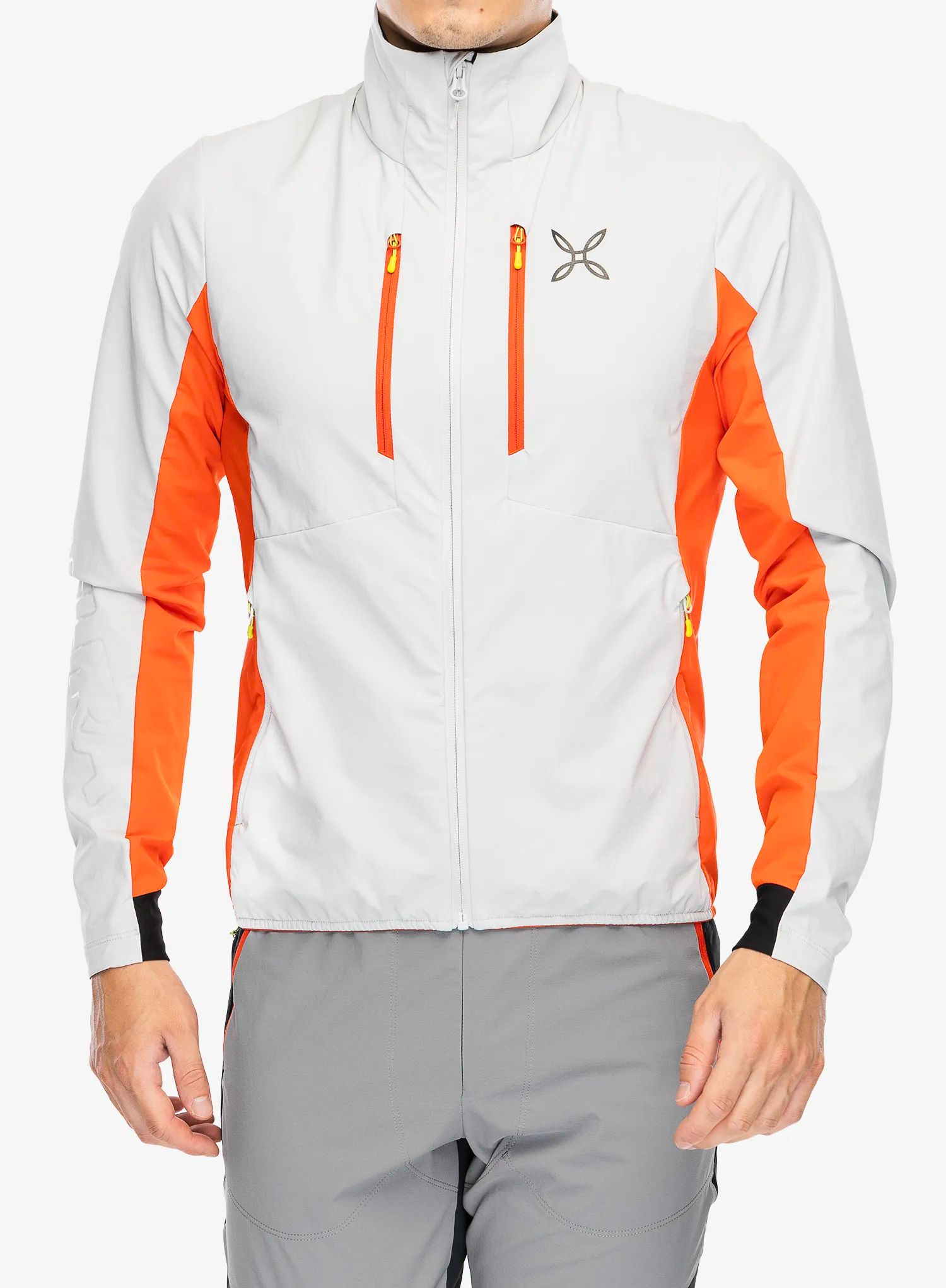 Softshell jakna Montura Speed Style Jacket - quiet grey/orange