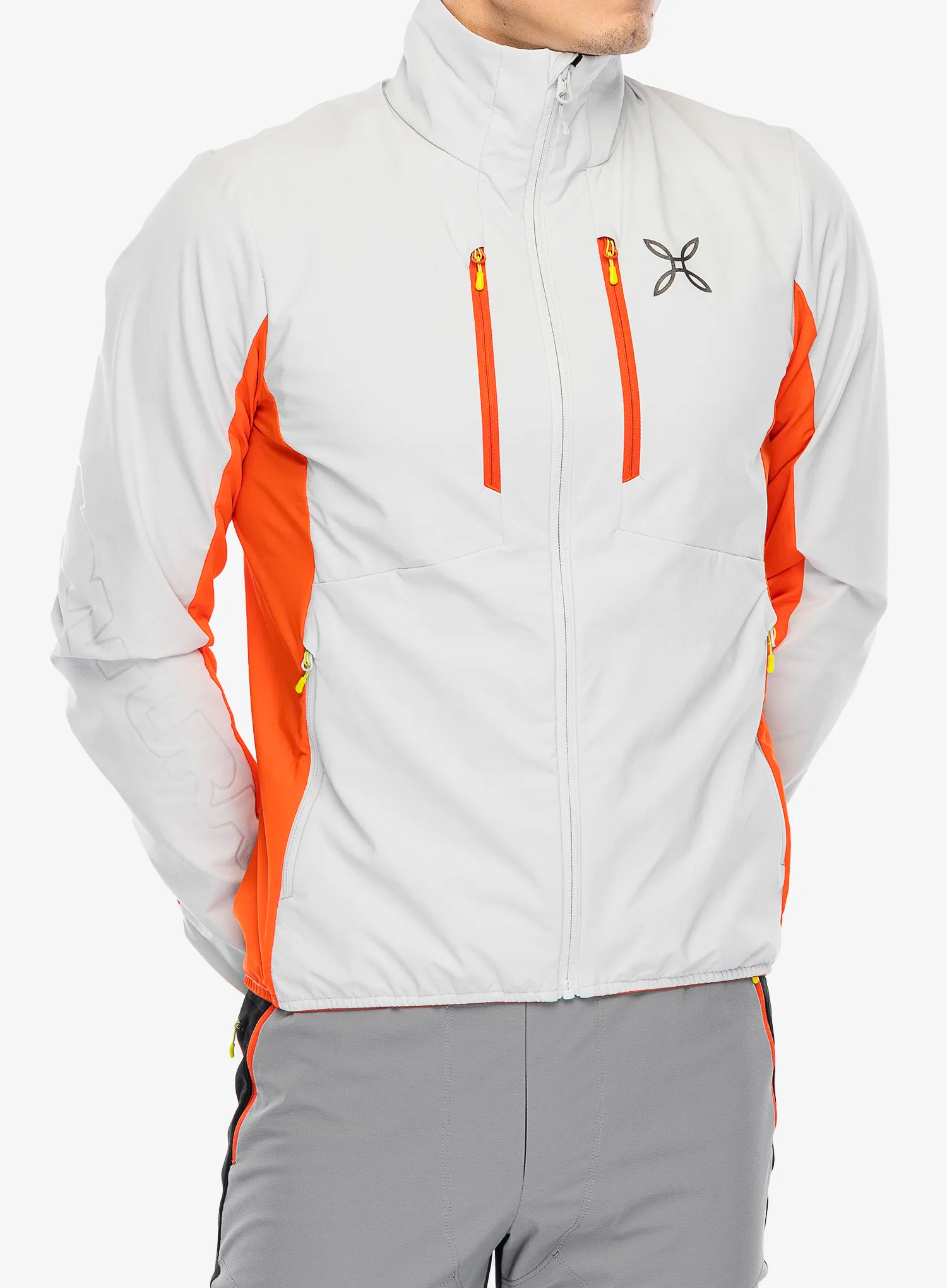 Softshell jakna Montura Speed Style Jacket - quiet grey/orange