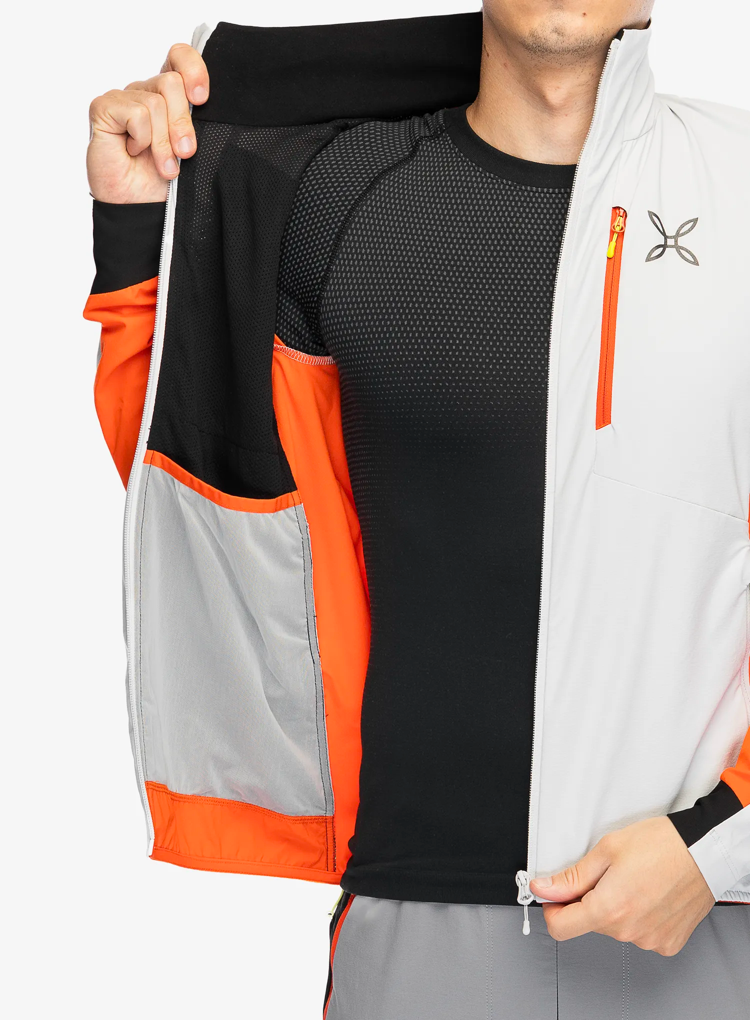 Softshell jakna Montura Speed Style Jacket - quiet grey/orange