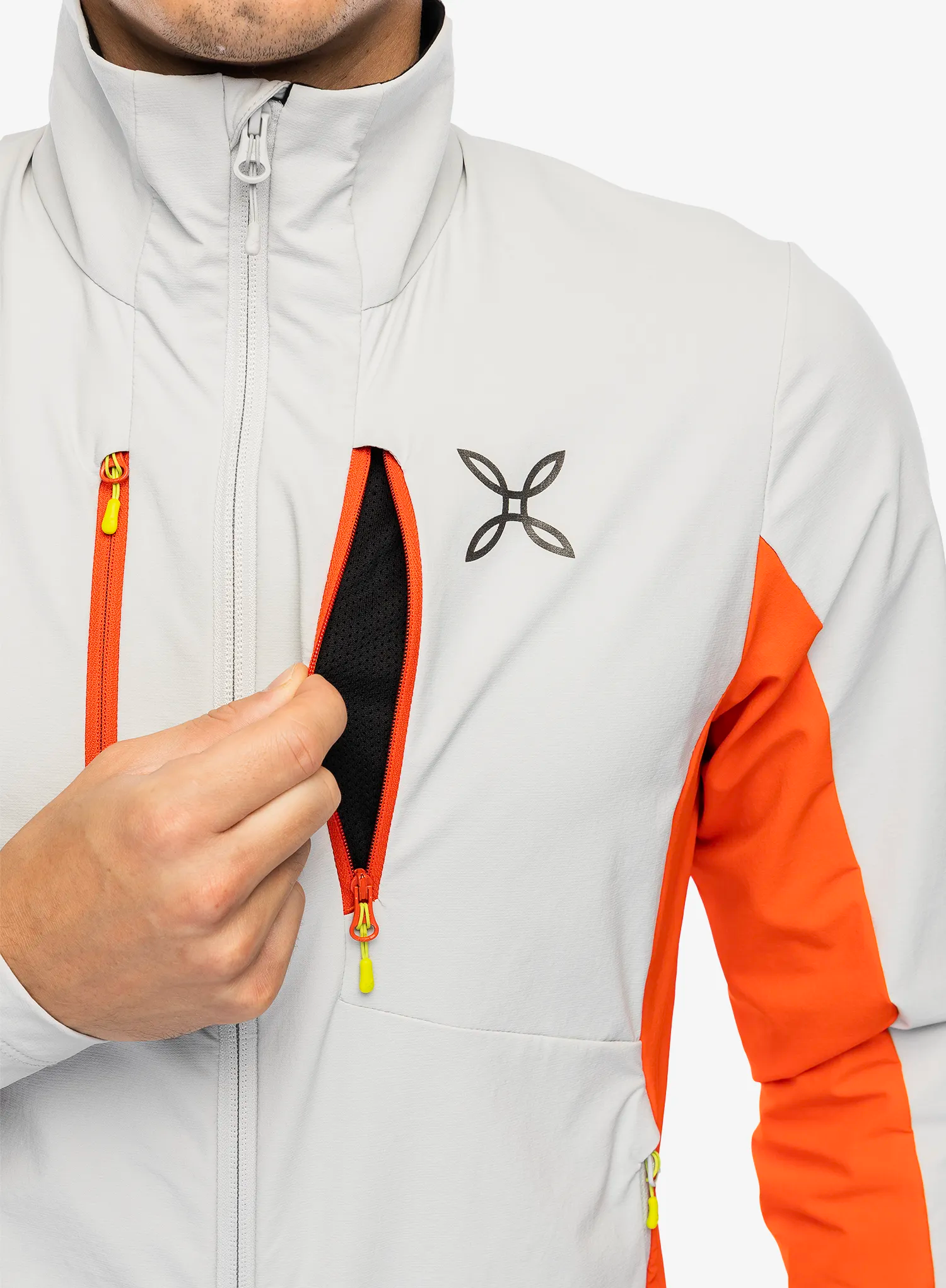 Softshell jakna Montura Speed Style Jacket - quiet grey/orange
