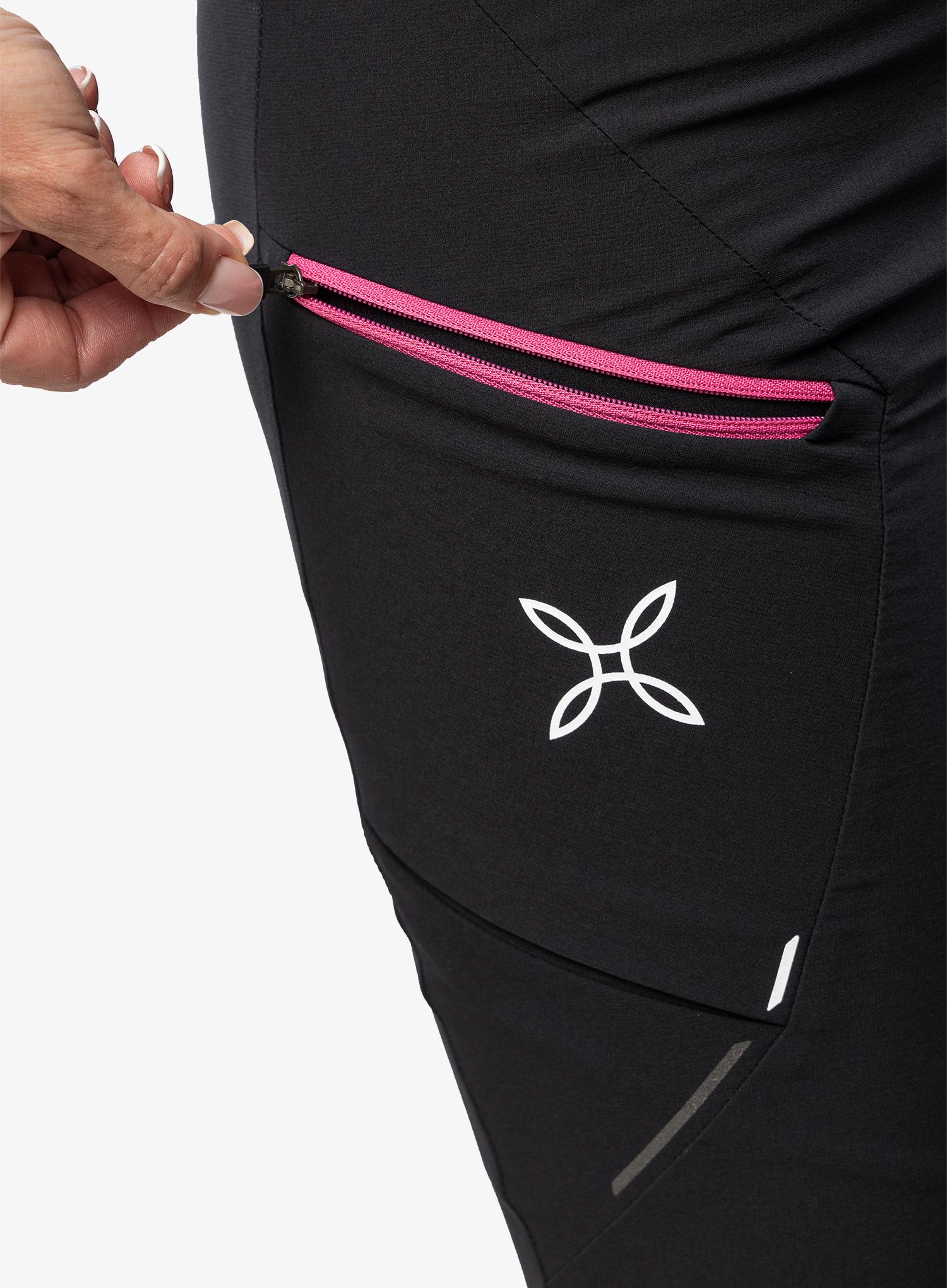 Ženske hlače za turno smučanje Montura Speed Style Pants - black/intense violet