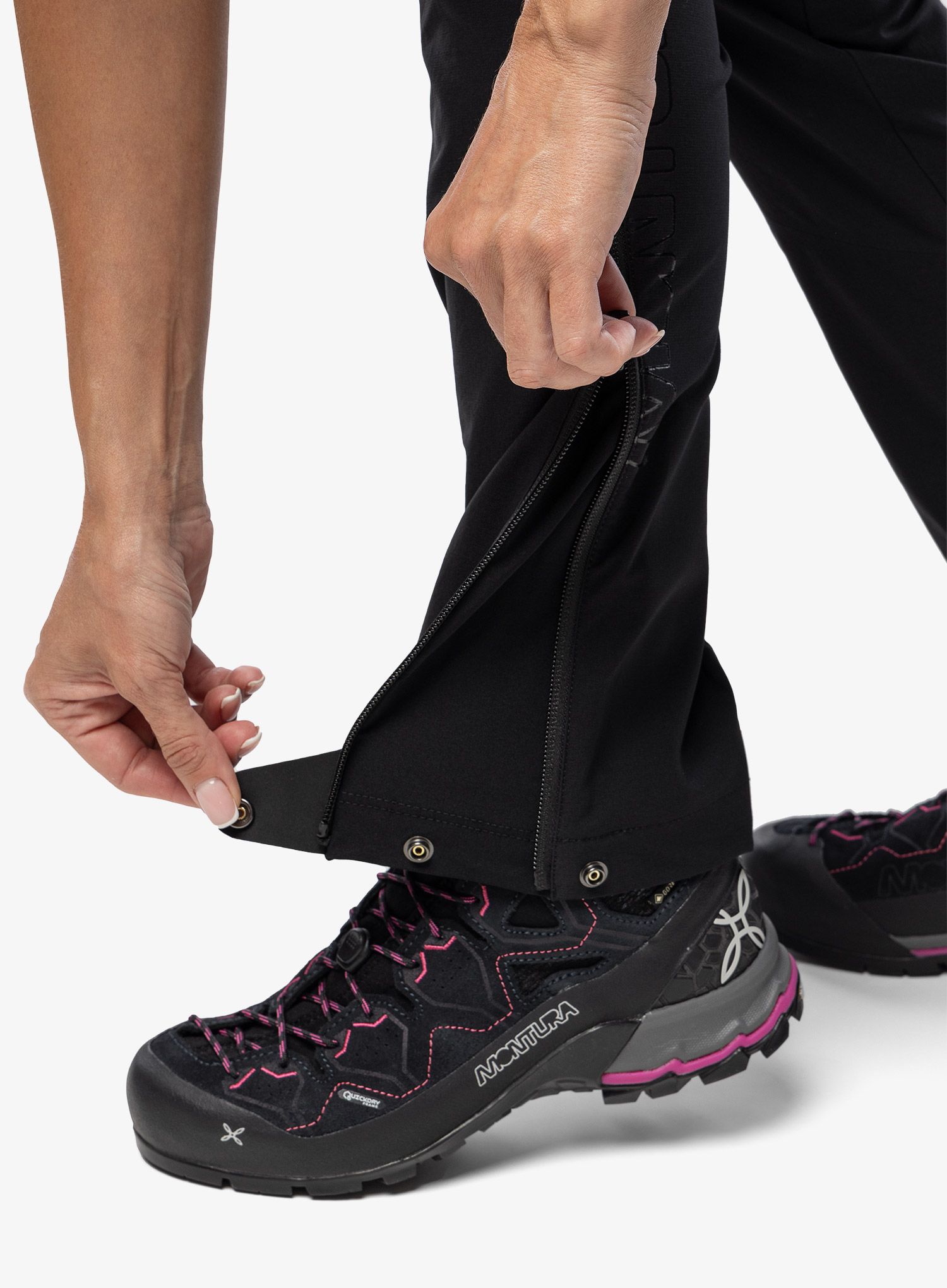 Ženske hlače za turno smučanje Montura Speed Style Pants - black/intense violet
