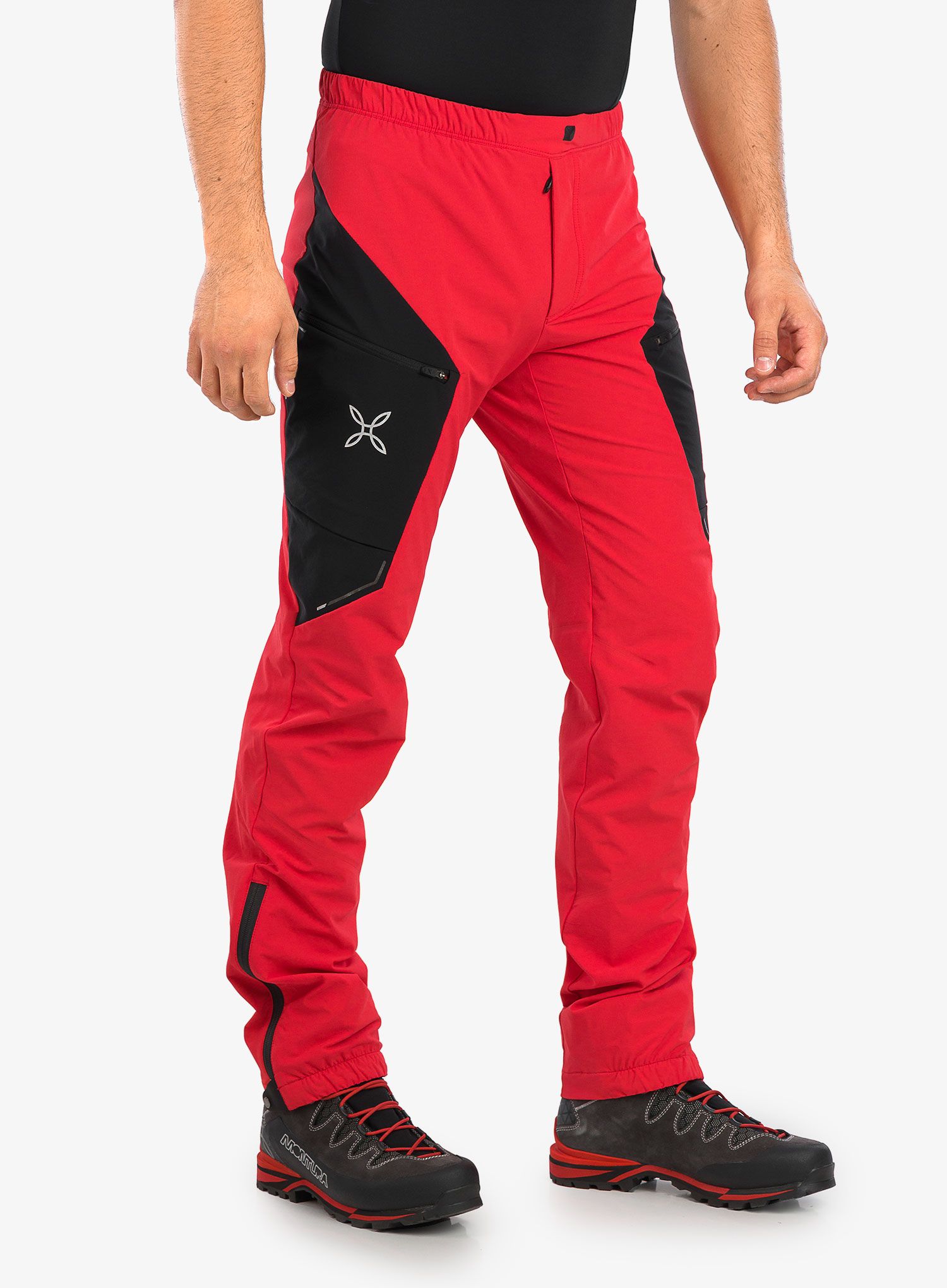Hlače za turno smučanje Montura Speed Style Pants - power red