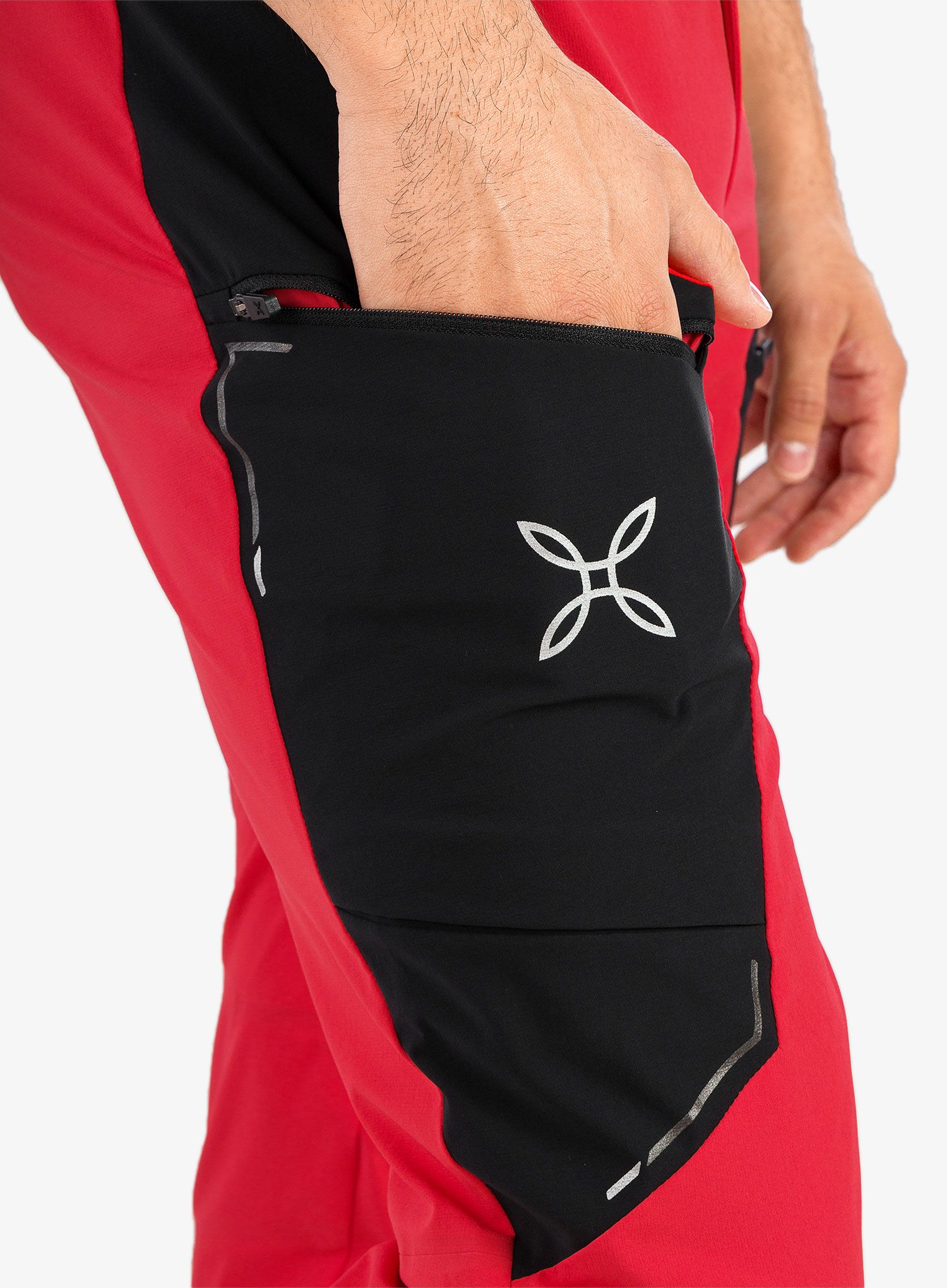 Hlače za turno smučanje Montura Speed Style Pants - power red