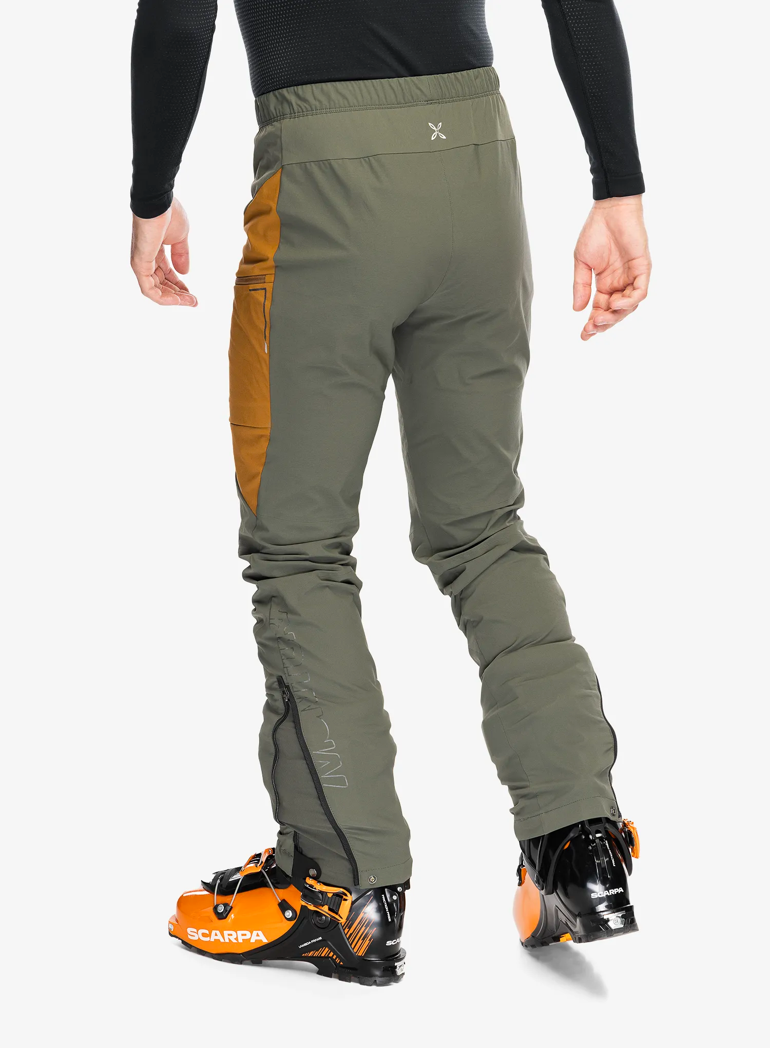 Hlače za turno smučanje Montura Speed Style Pants - sage green/bronze brown