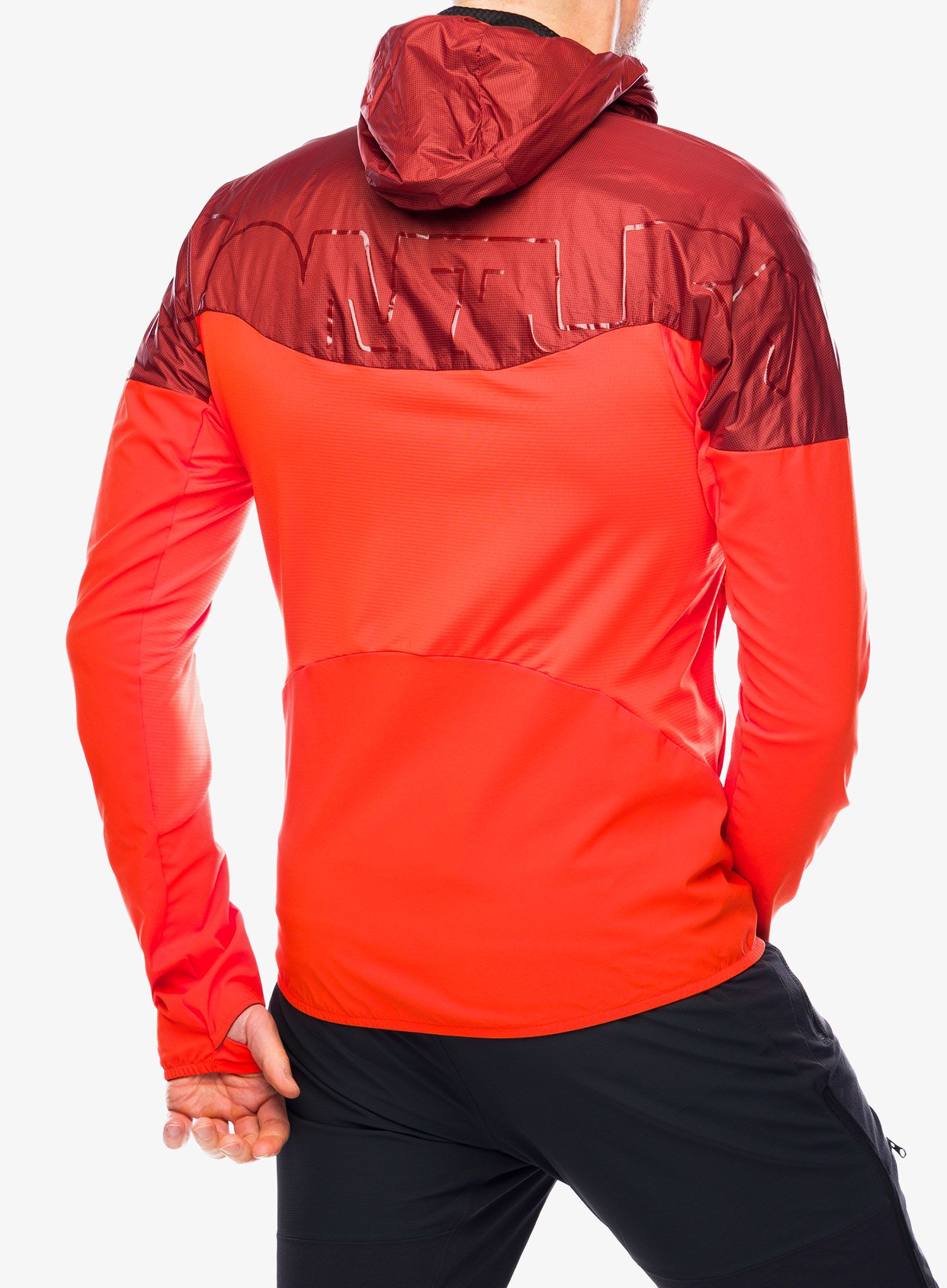 Softshell jakna Montura Spitze Hybrid Jacket - bright orange/tobacco