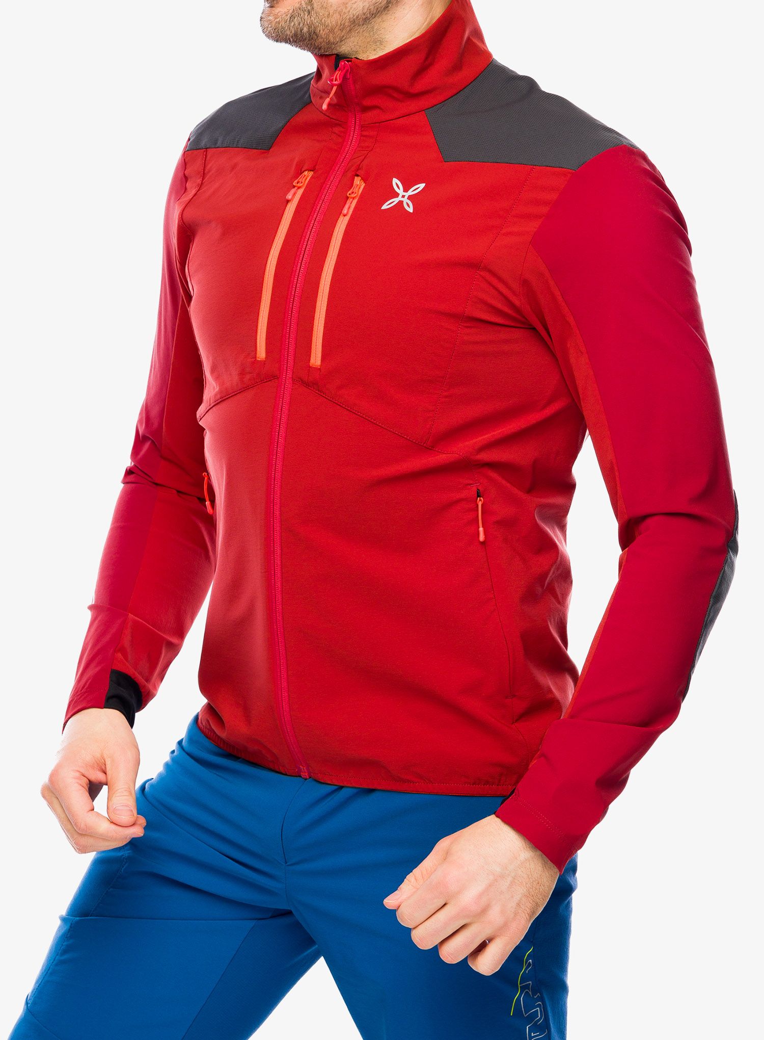 Jakna Montura Spitze Jacket - tobacco/bright orange