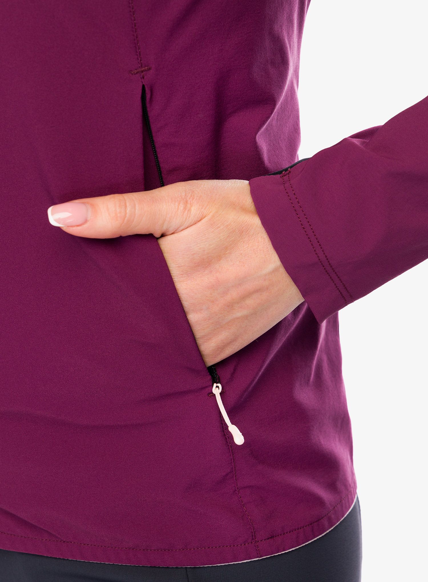 Ženska jakna Montura Spitze Jacket - wine/light rose