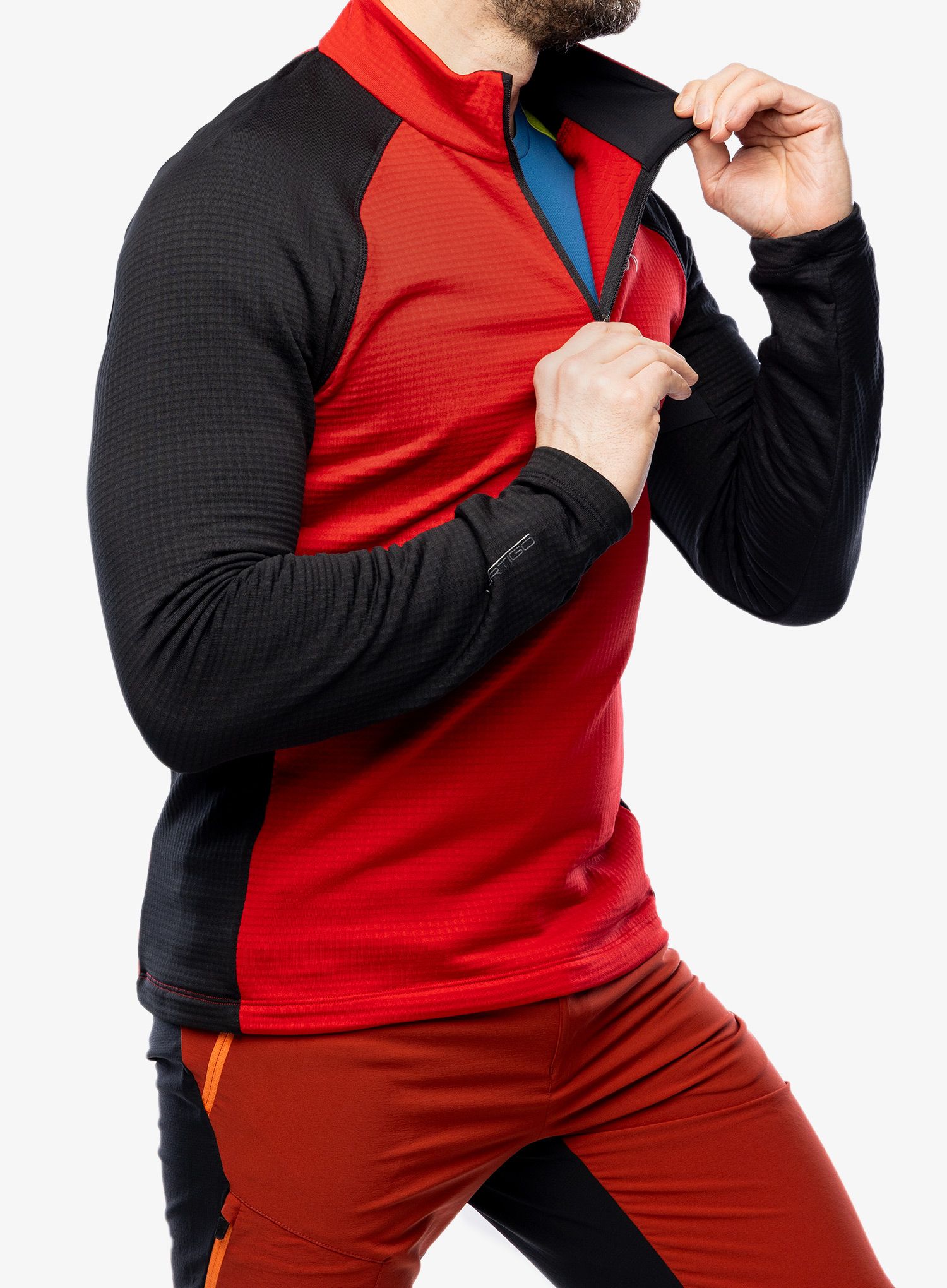 Jopica z zadrgo Montura Stretch Color 2 Anorak - red