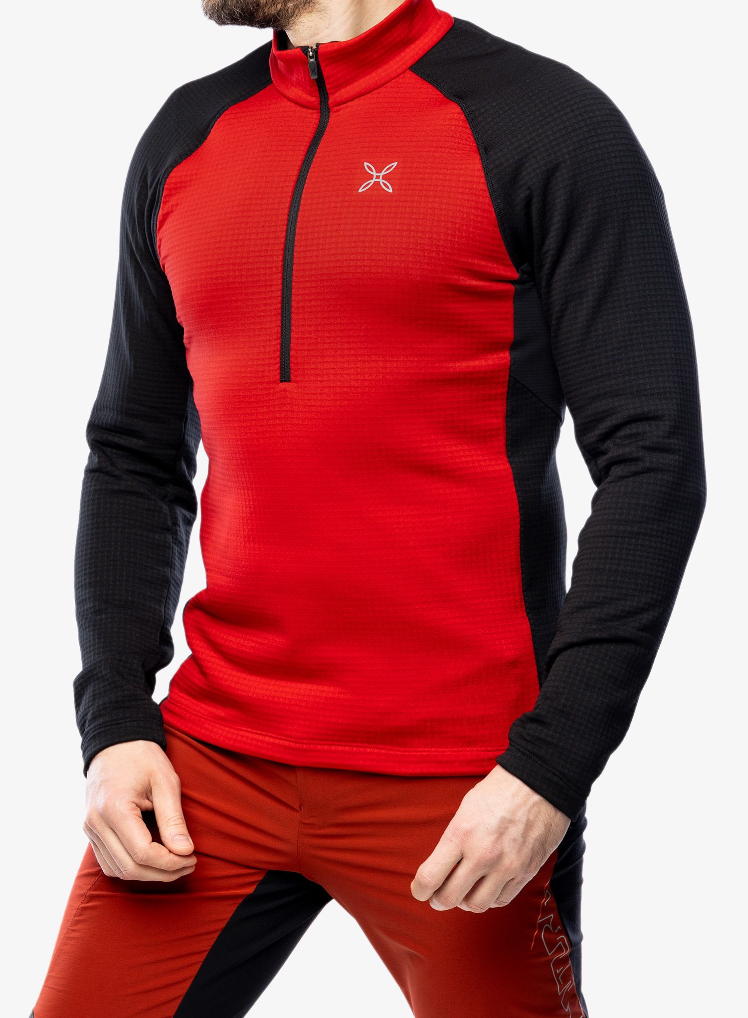 Jopica z zadrgo Montura Stretch Color 2 Anorak - red