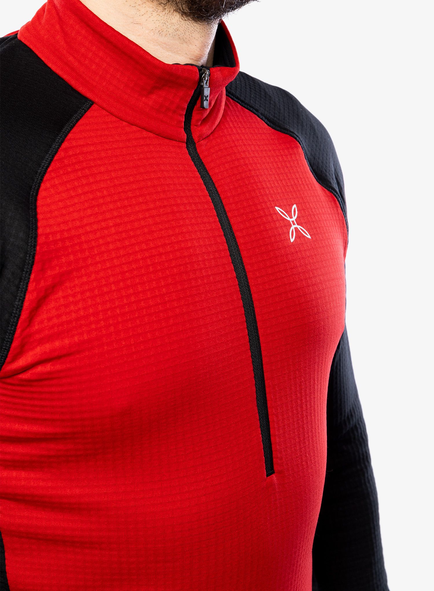 Jopica z zadrgo Montura Stretch Color 2 Anorak - red