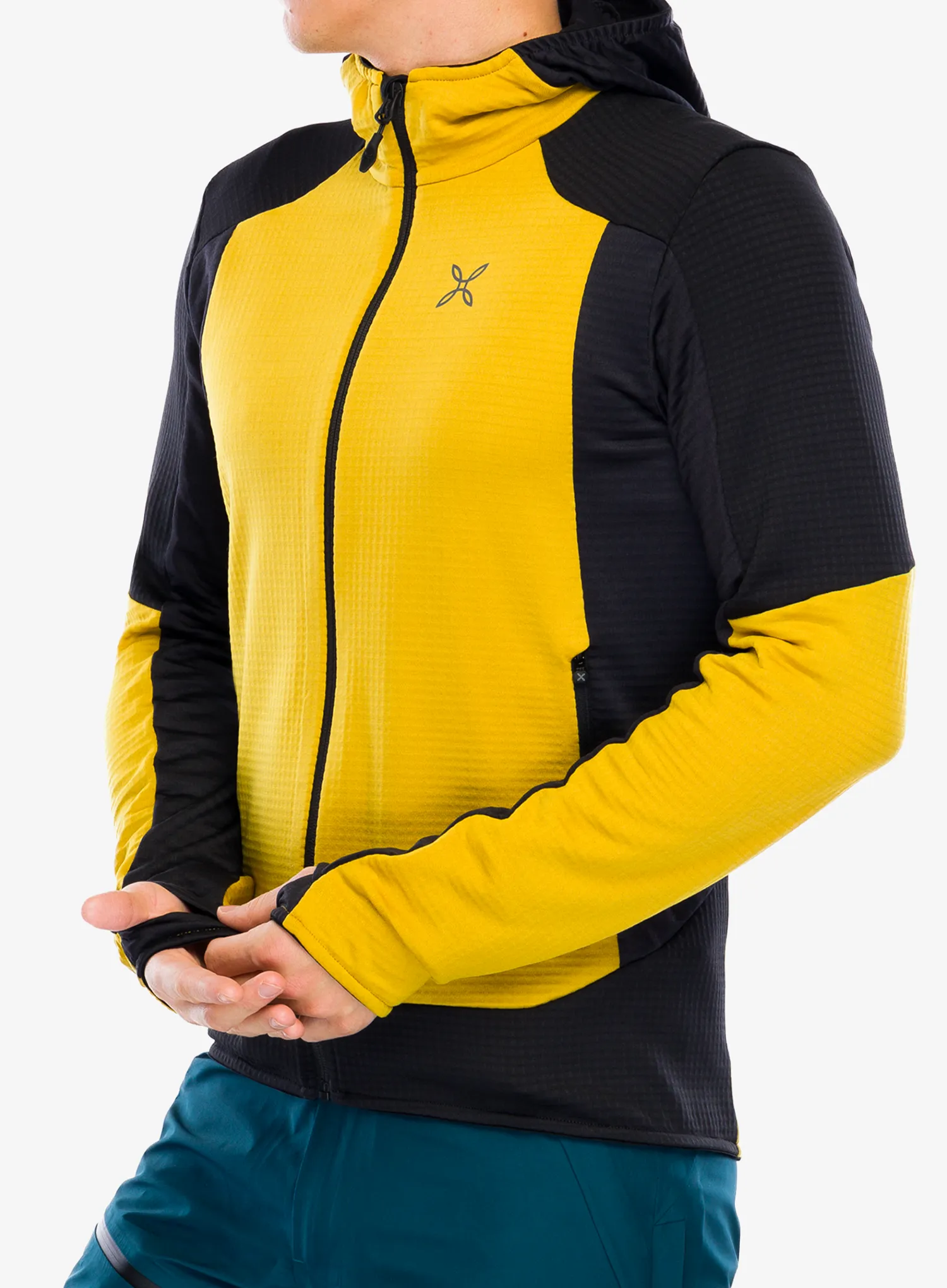 Jopica na zadrgo Montura Stretch Color 2 Maglia - mustard