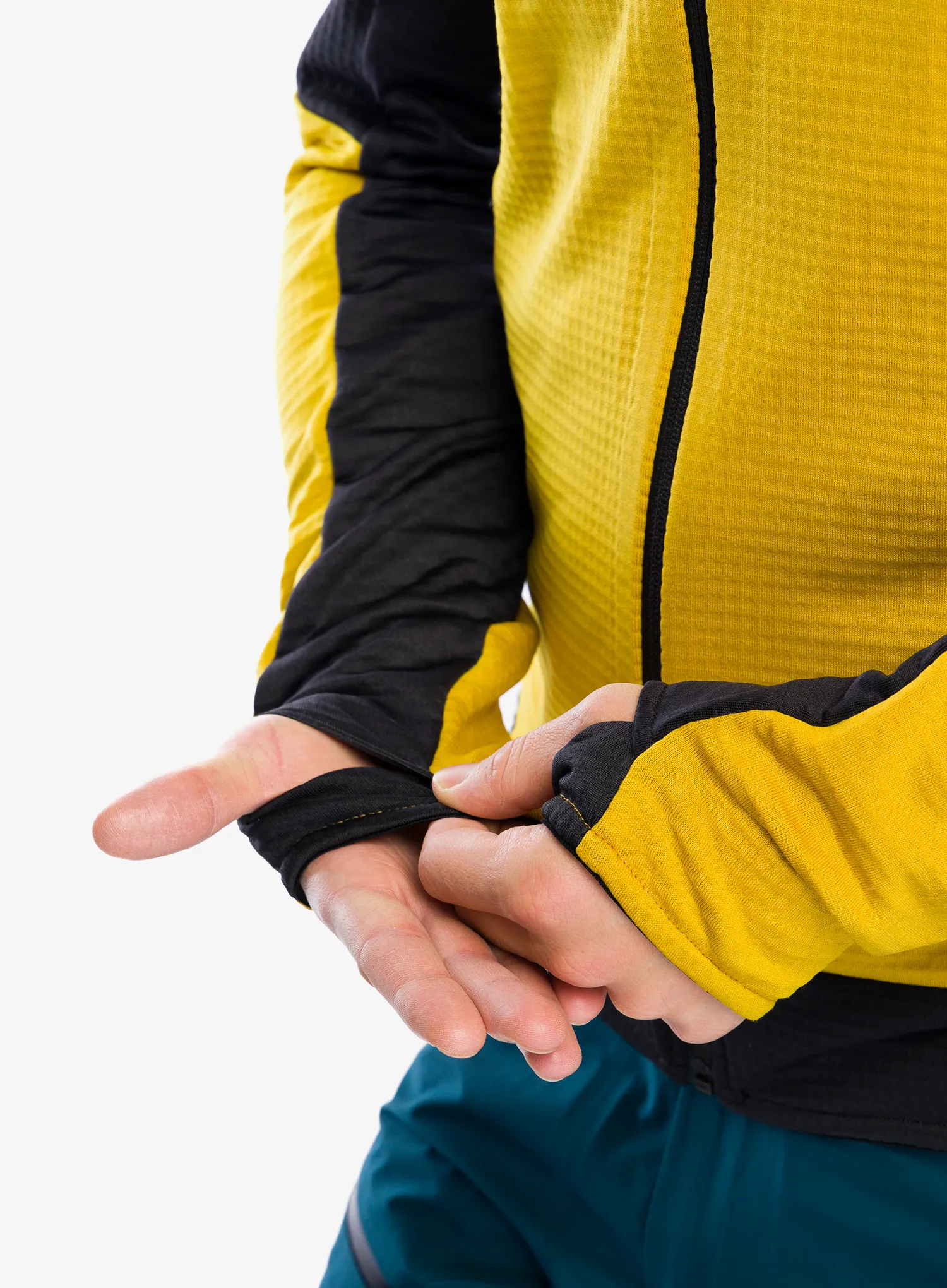 Jopica na zadrgo Montura Stretch Color 2 Maglia - mustard