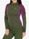 Ženska jopica Montura Stretch Color 2 Maglia - sage green/wine red