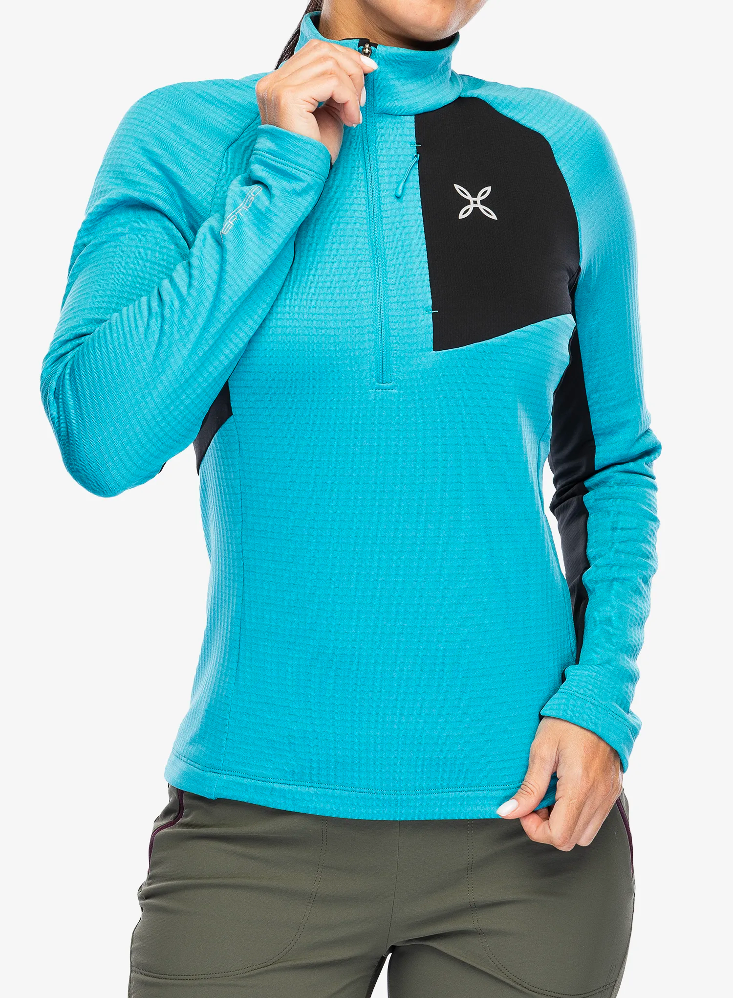 Ženska jopica brez kapuce Montura Stretch Color 3 Zip Maglia - marine