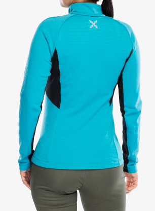 Ženska jopica brez kapuce Montura Stretch Color 3 Zip Maglia - marine
