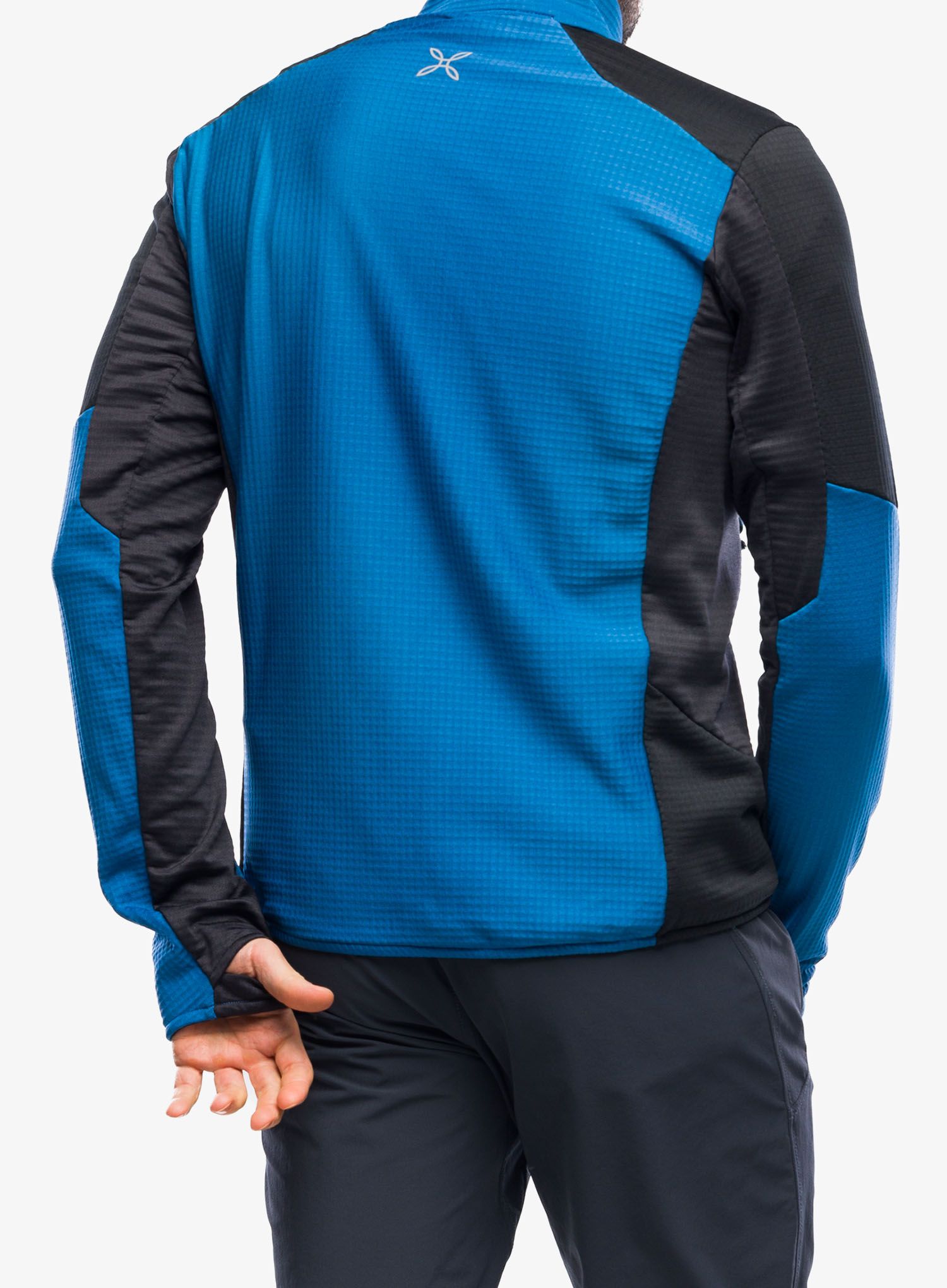 Jopica na zadrgo Montura Stretch Color Conf.Fit Maglia - deep blue