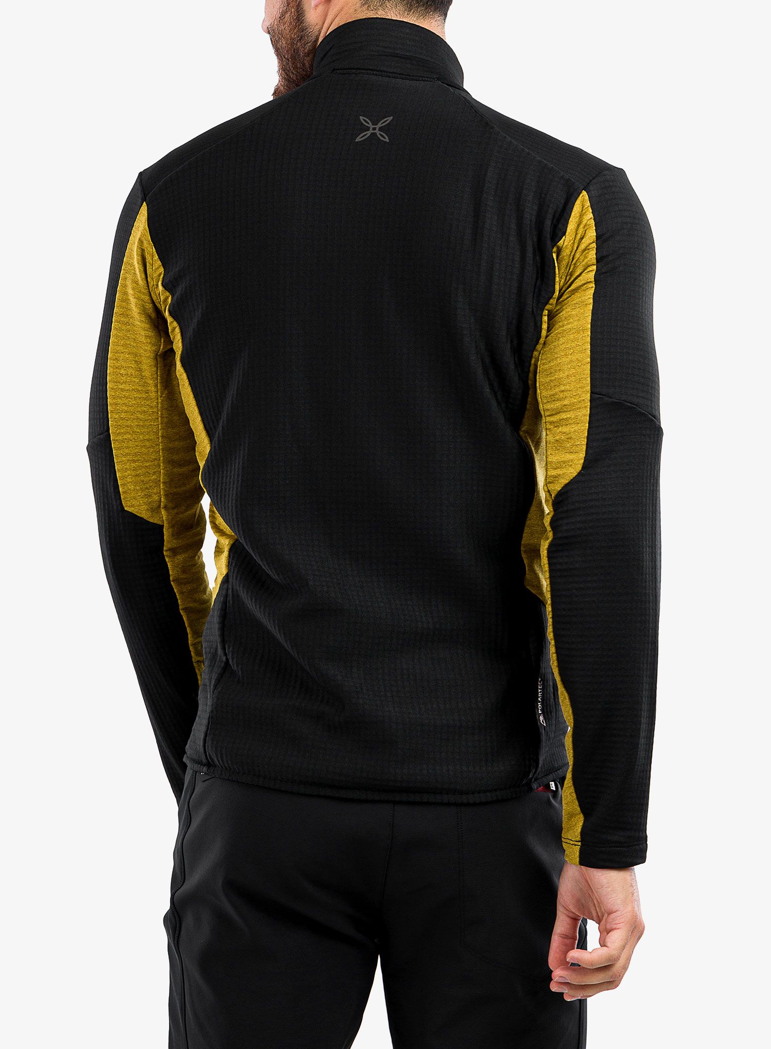 Moški flis Montura Stretch Color Jacket - black/gold