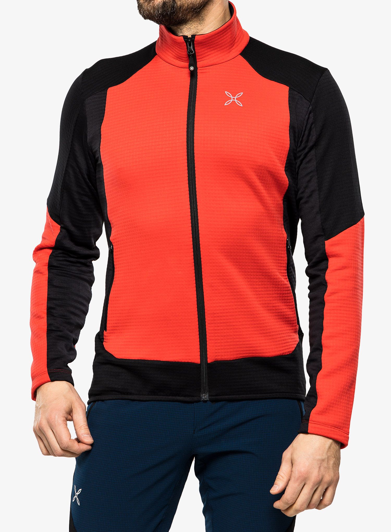 Flis Montura Stretch Color Jacket - power red