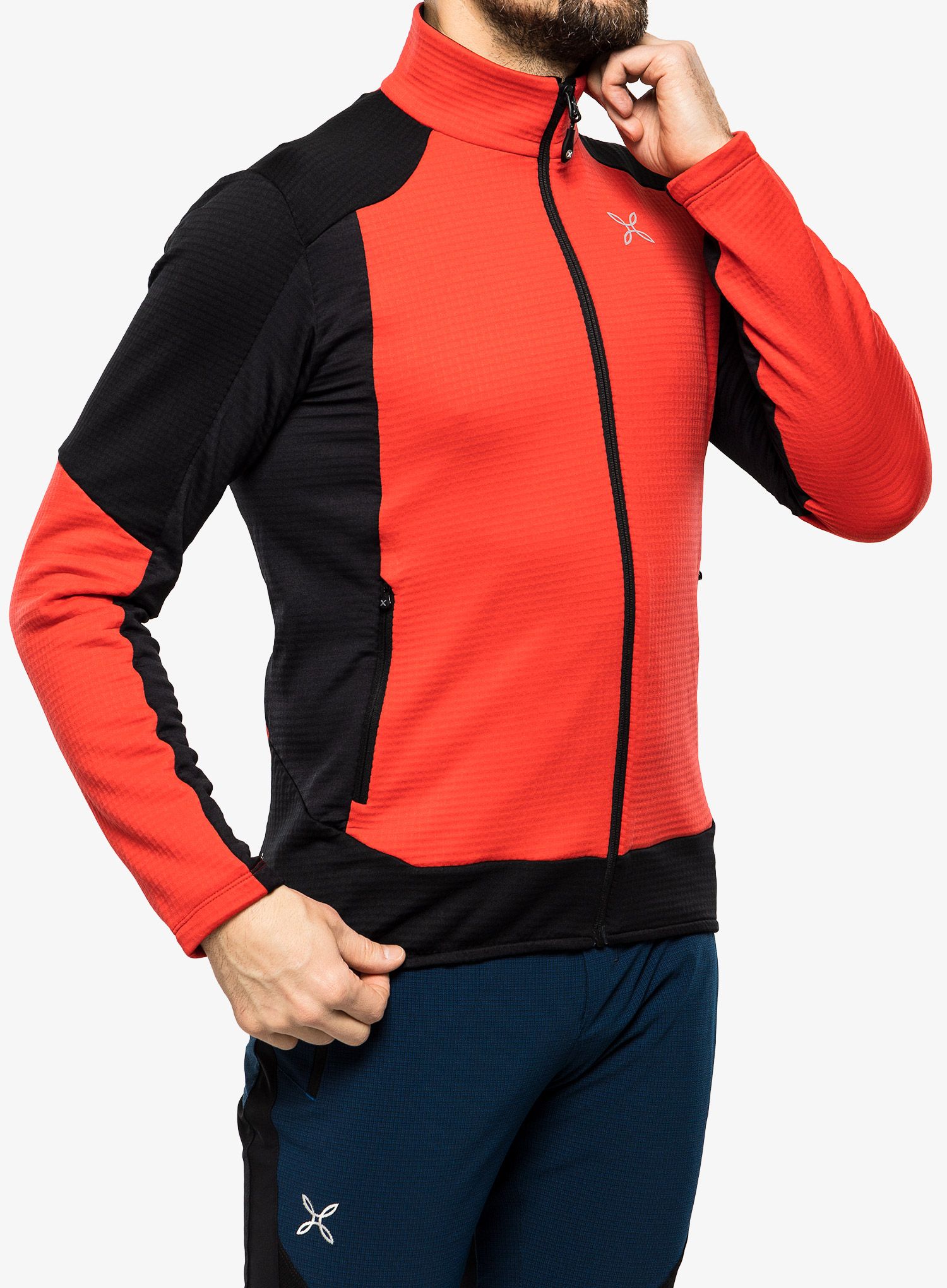 Flis Montura Stretch Color Jacket - power red