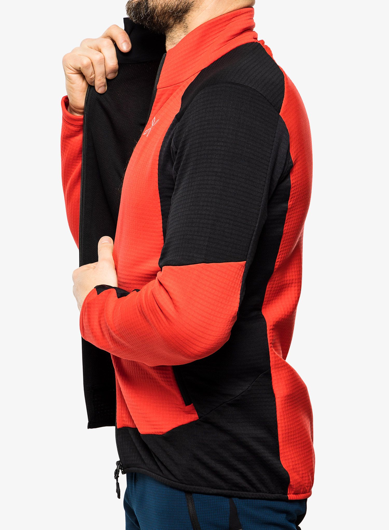 Flis Montura Stretch Color Jacket - power red
