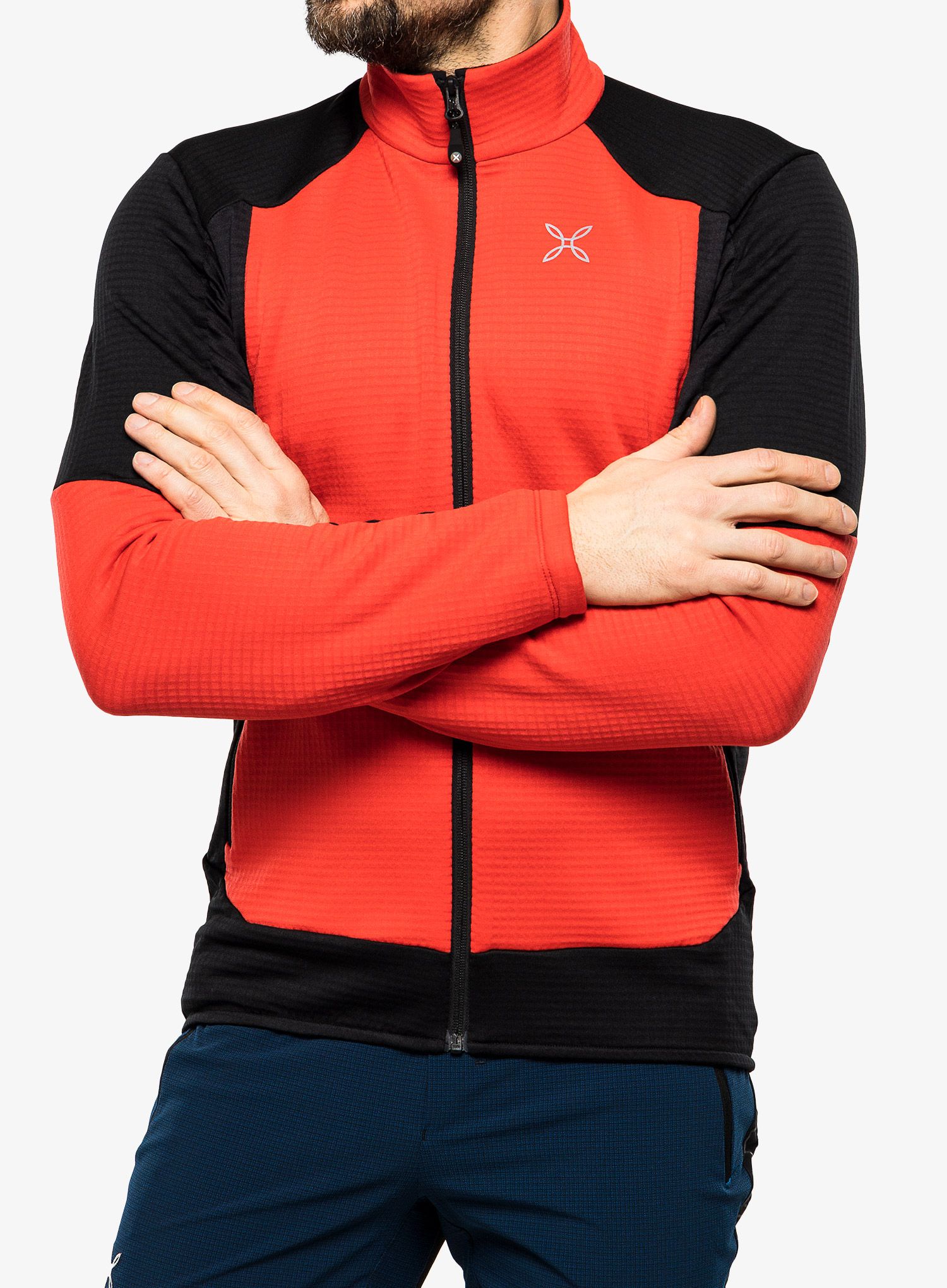 Flis Montura Stretch Color Jacket - power red
