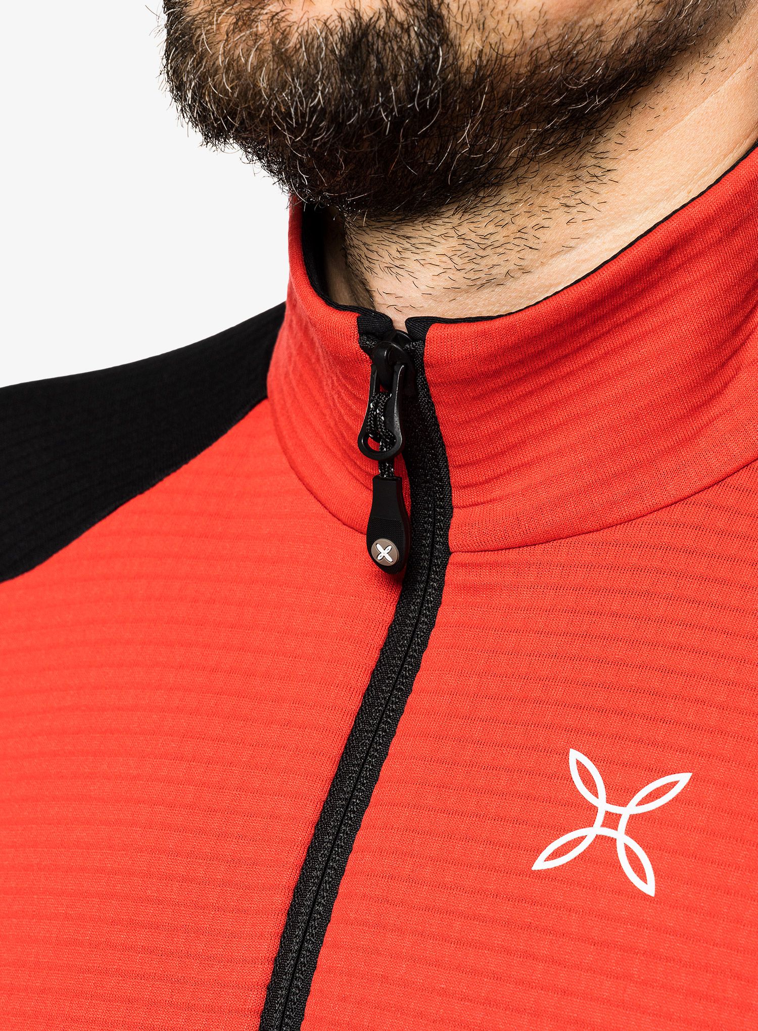 Flis Montura Stretch Color Jacket - power red