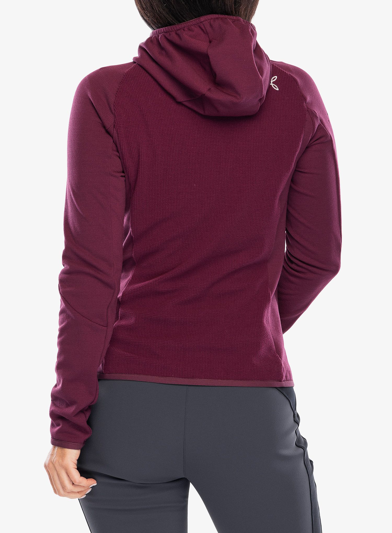 Ženska jopica z zadrgo Montura Stretch Evo Maglia - vinaccia/light rose