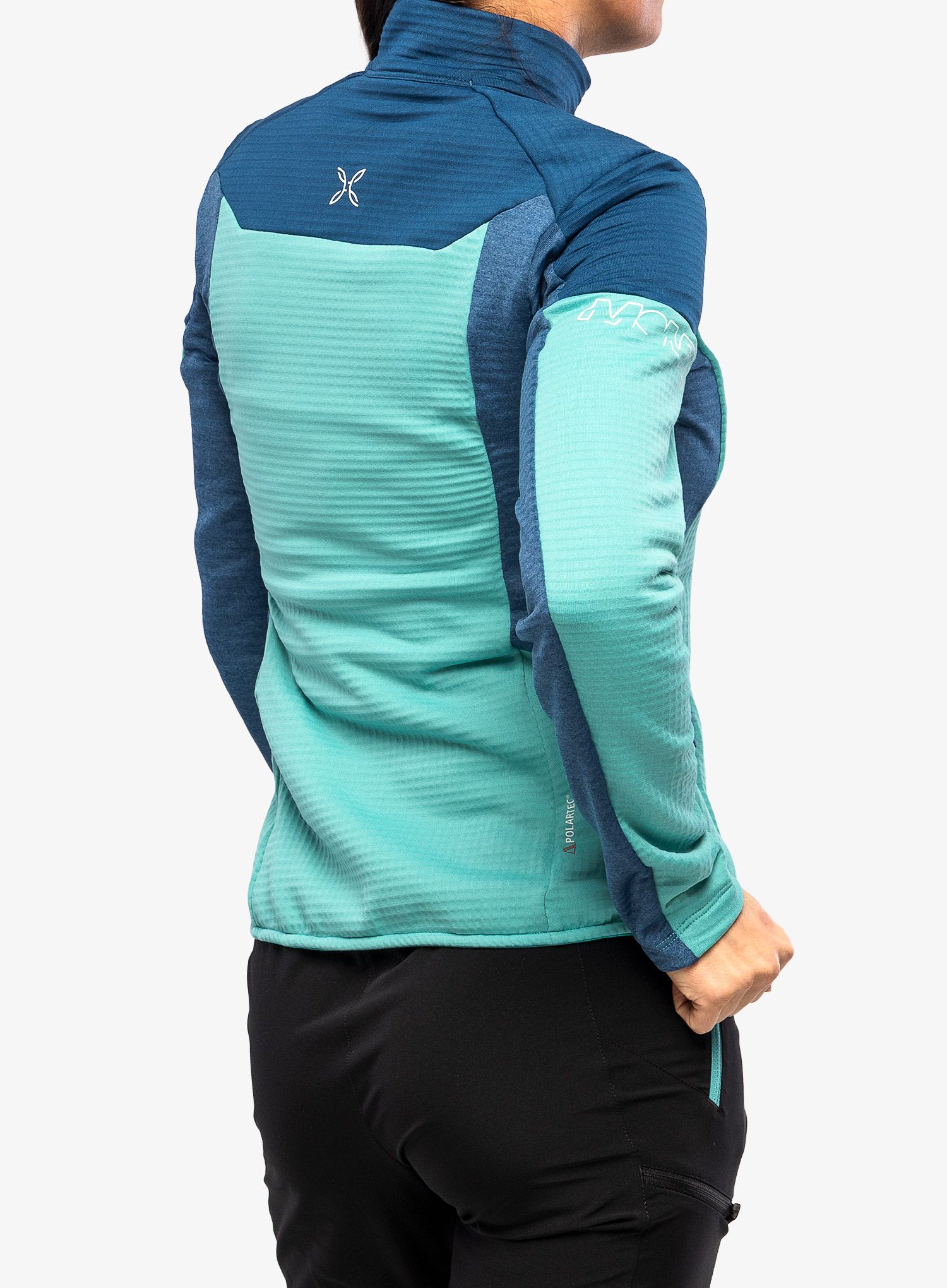 Ženska jopica Montura Stretch Mind Maglia - care blue/deep blue