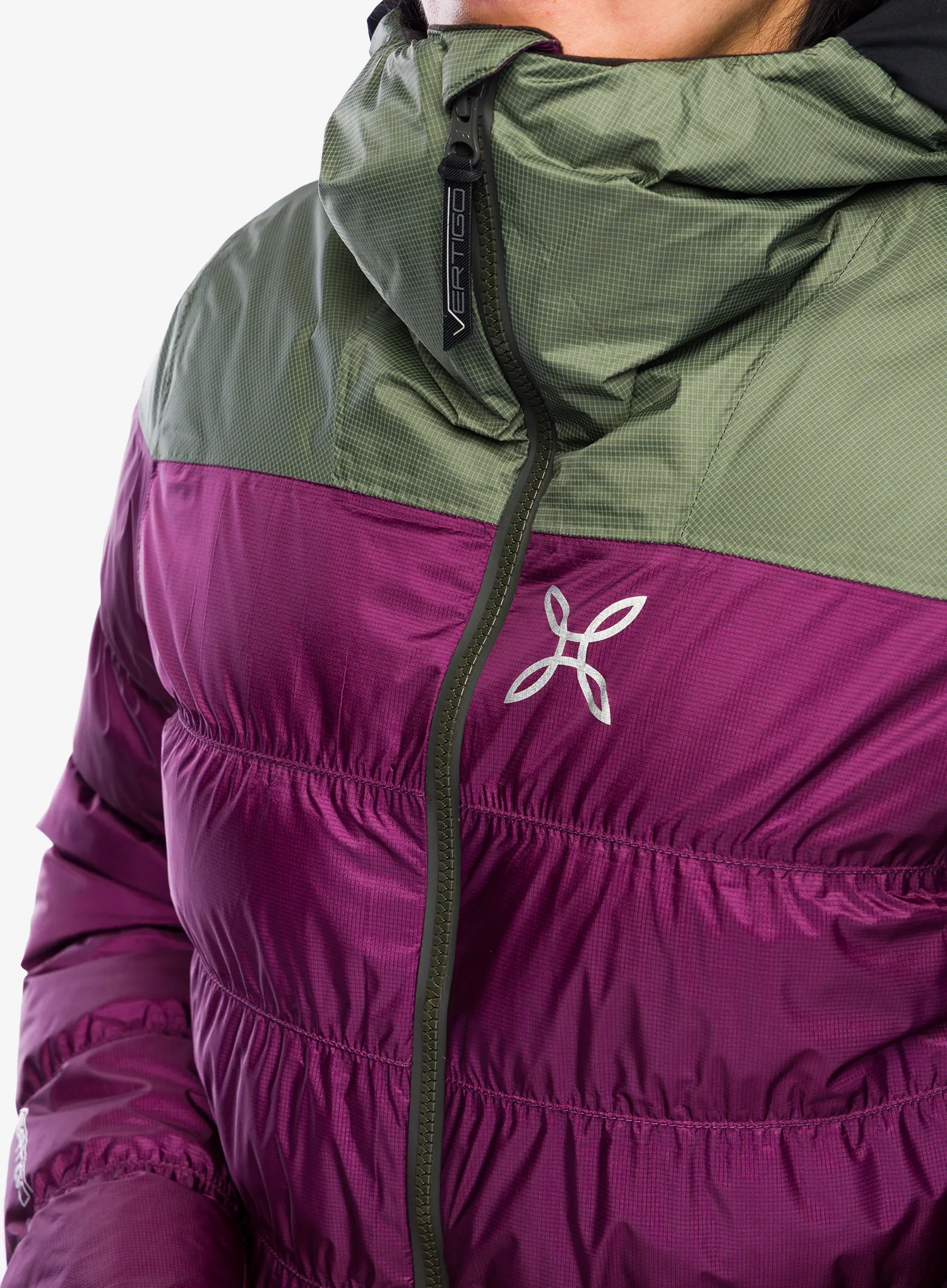 Ženska puhovka Montura Summit 2.0 Duvet - wine red/sage green