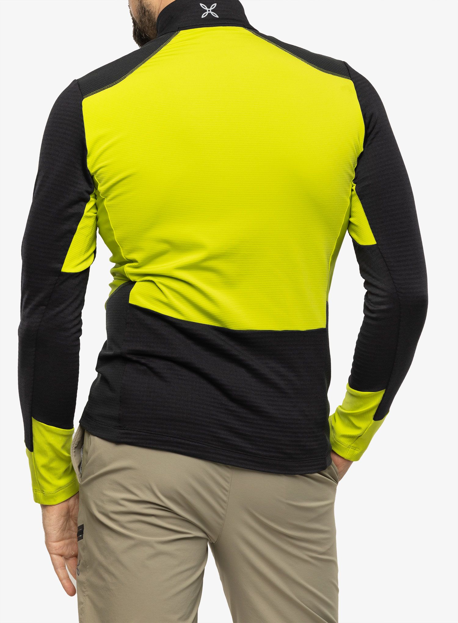 Plezalna jopa Montura Thermal Grid Anorak - black/lime green